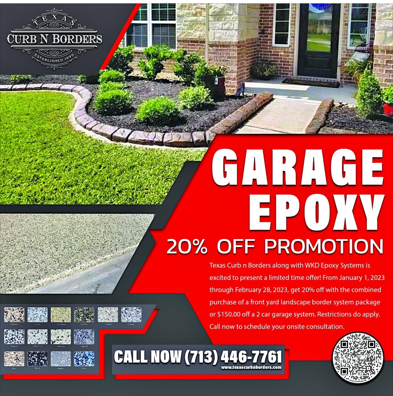  for Texas Curb N Borders in Houston, TX