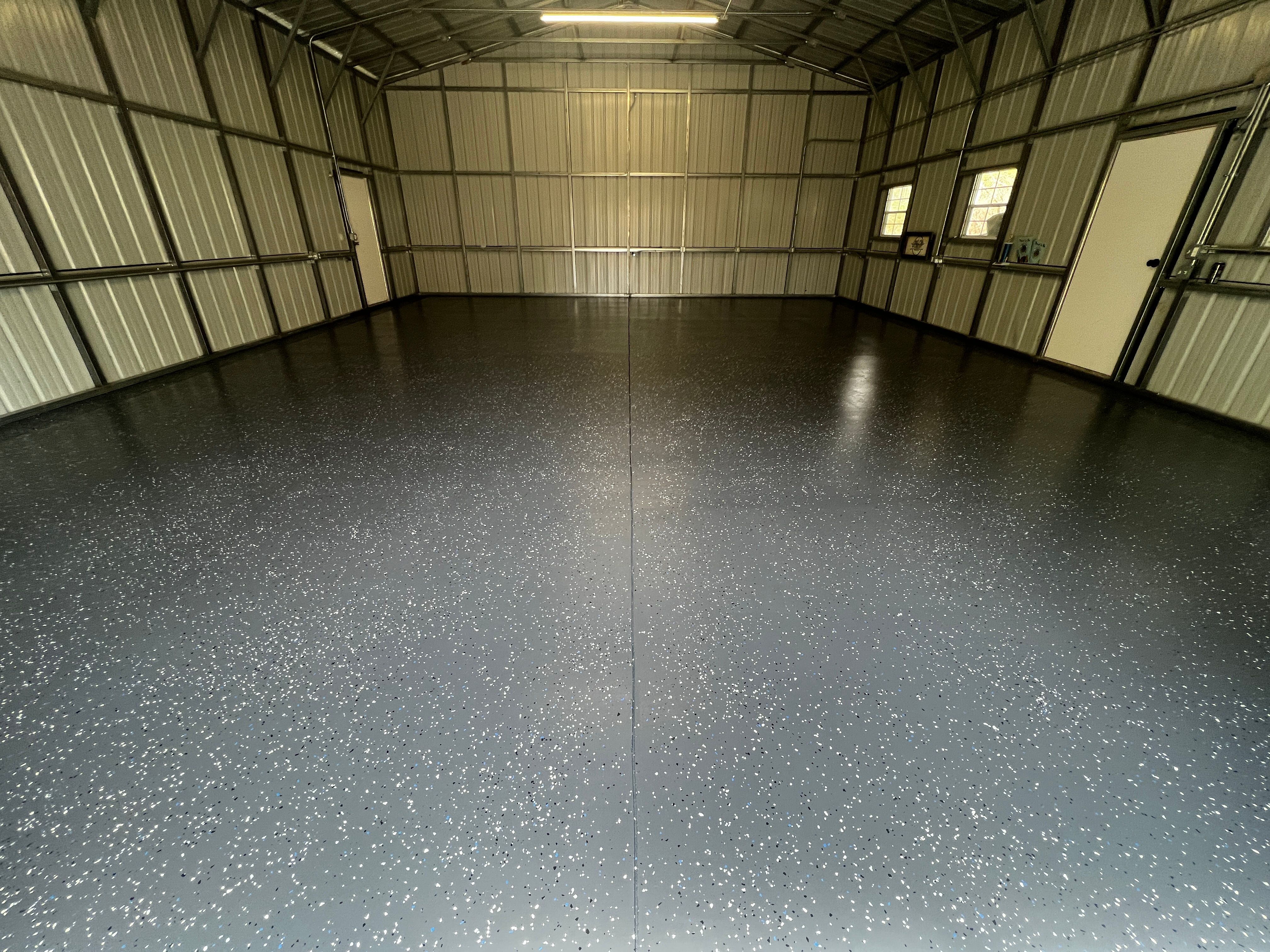 Epoxy floors for Green Valley Painting in Thompson, CT