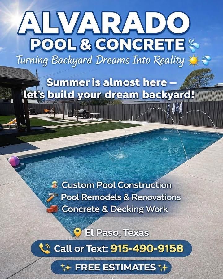  for Alvarado Pool and Concrete in El Paso, TX