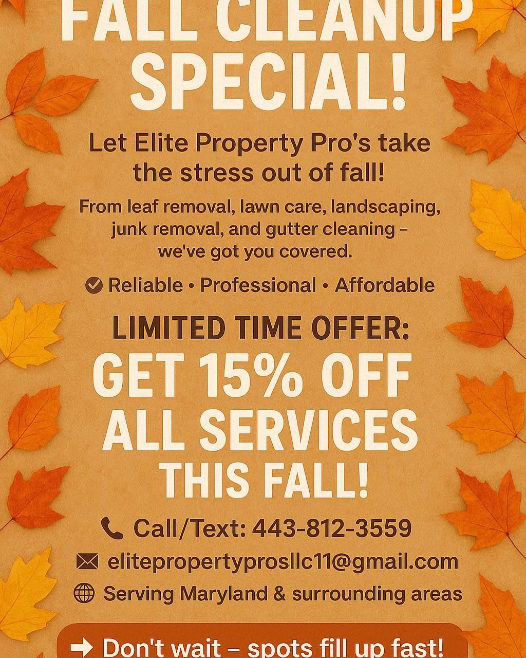  for Elite Property Pro’s LLC in Taneytown, MD