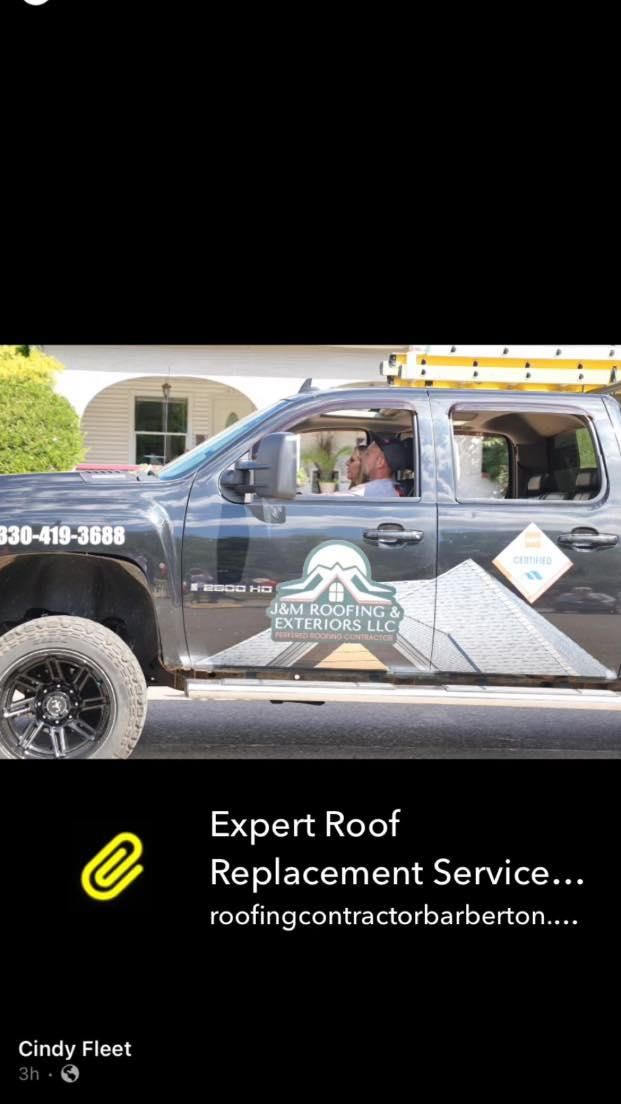  for J&M Roofing & Exteriors in Barberton, OH