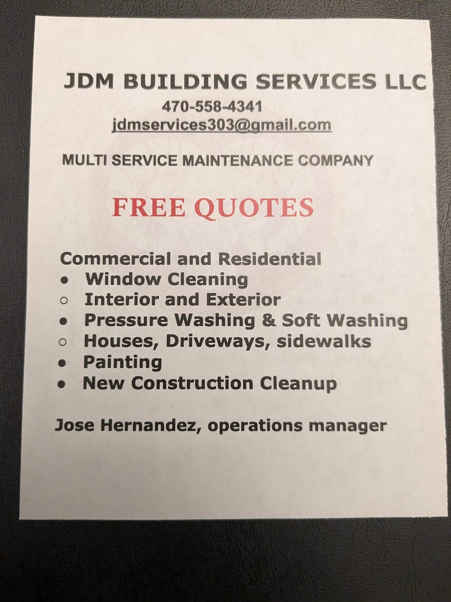  for JDM Building Services in Atlanta,  GA