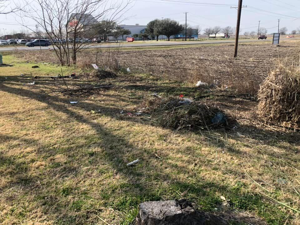 Mowing for Allen Lawn Care in Taylor, Texas