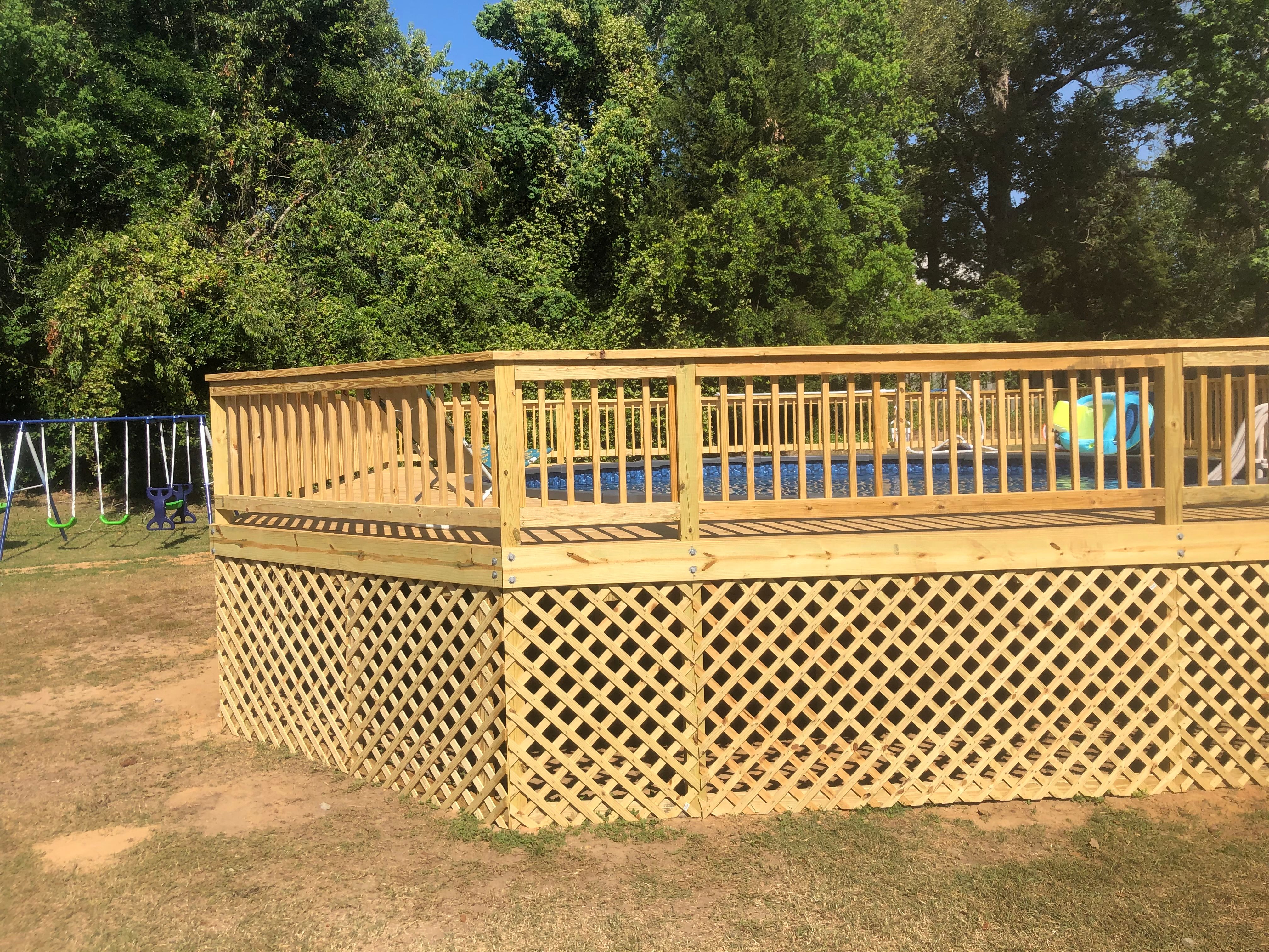 Deck & Patio Construction for JPH Builders Inc. in Milton, FL