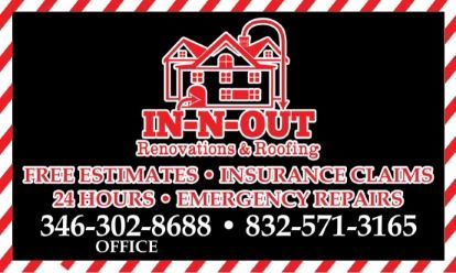  for In-N-Out Renovations & Roofing in Pasadena,, TX