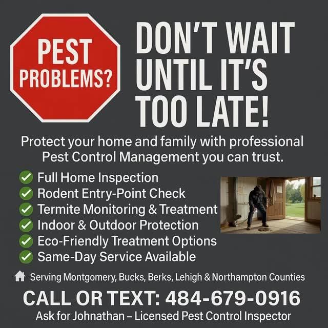 All Photos for Pest Control Management in Montgomery County, PA