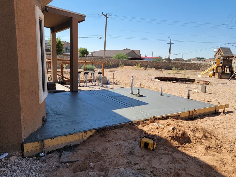 Concrete Work for Great Outdoors Patio Projects in El Paso, TX