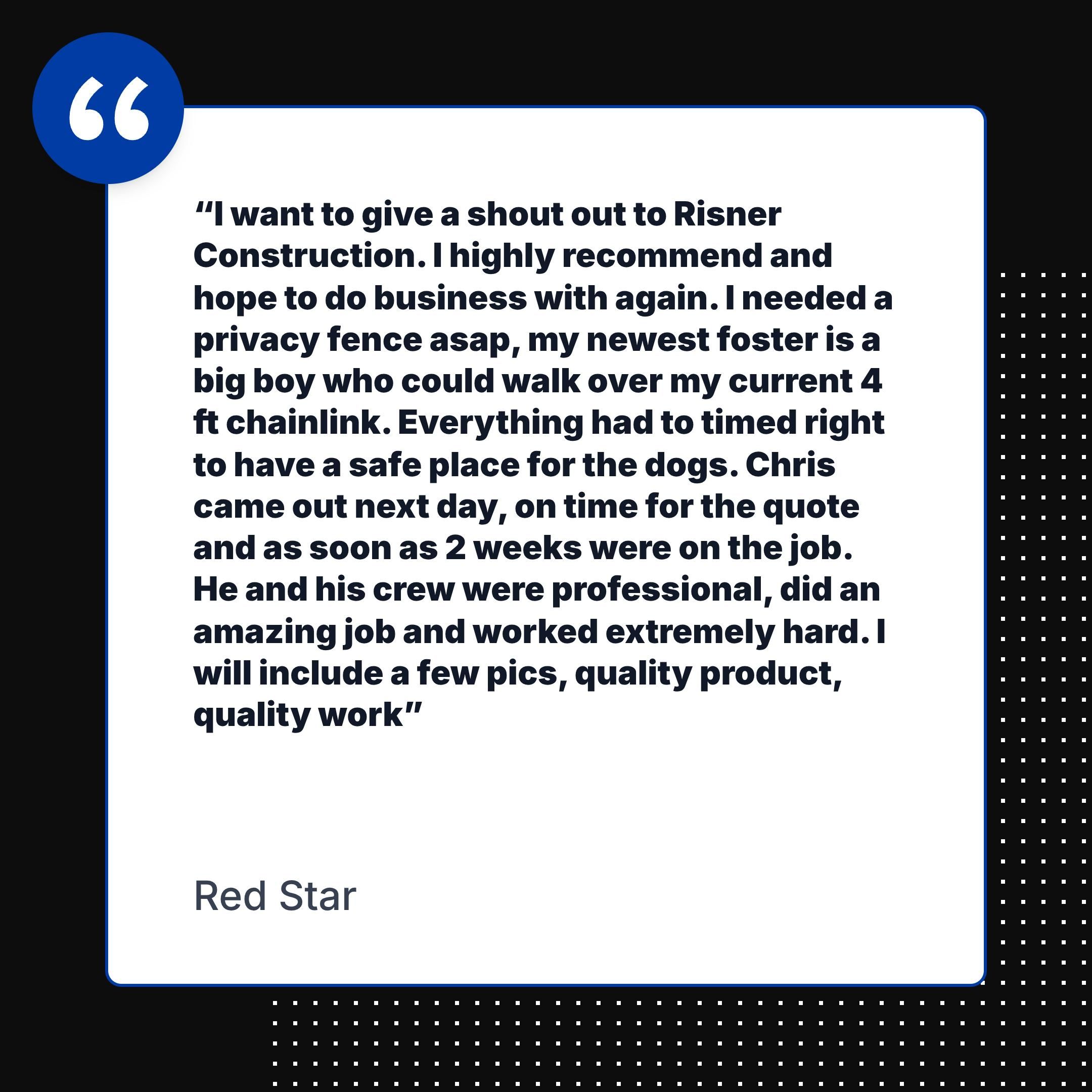 All Photos for Risner Construction in De Motte, IN