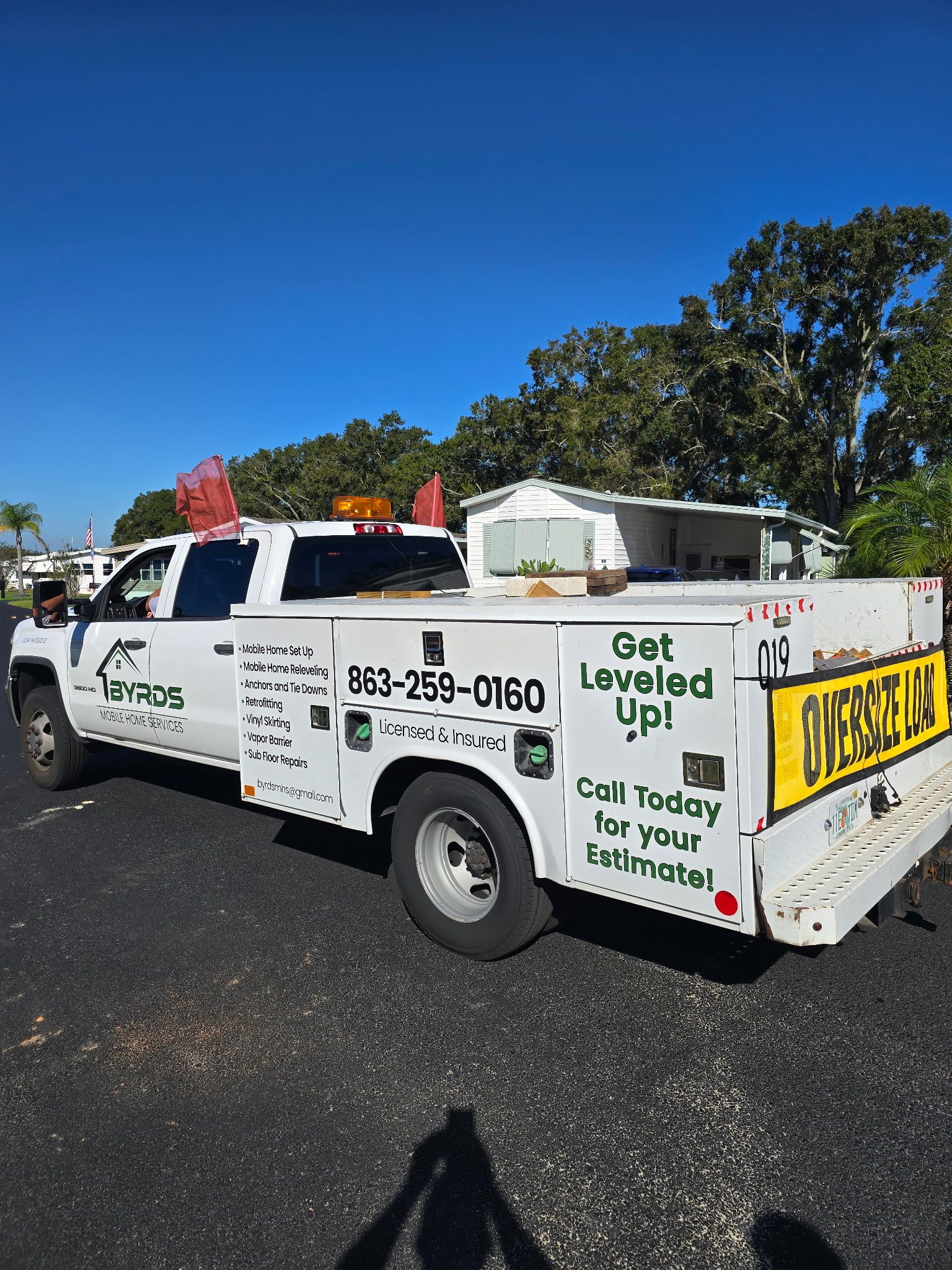  for Byrds Mobile Home Services in Polk County, FL