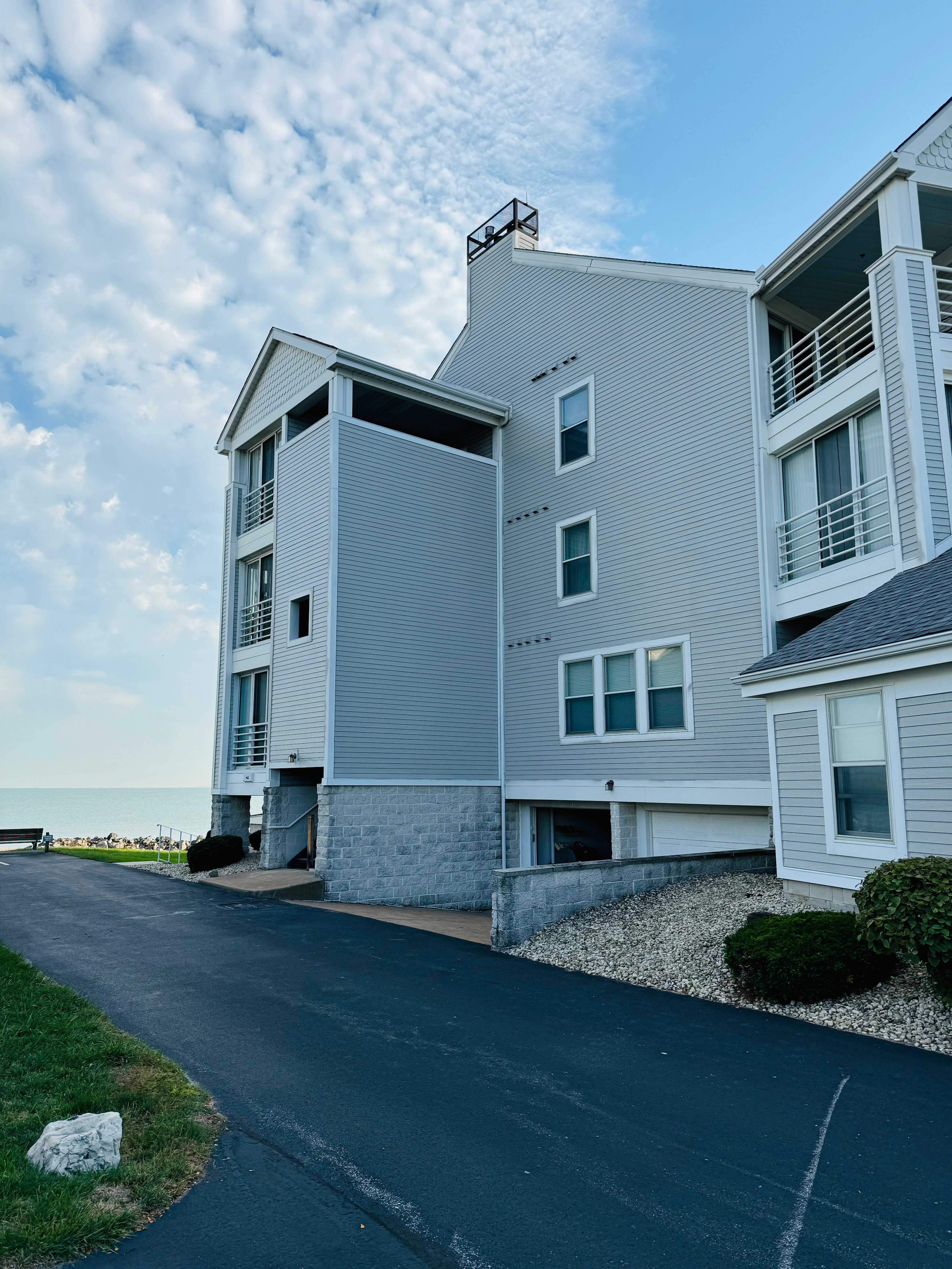 Exterior painting for Erie Builders & Construction in Sandusky, OH