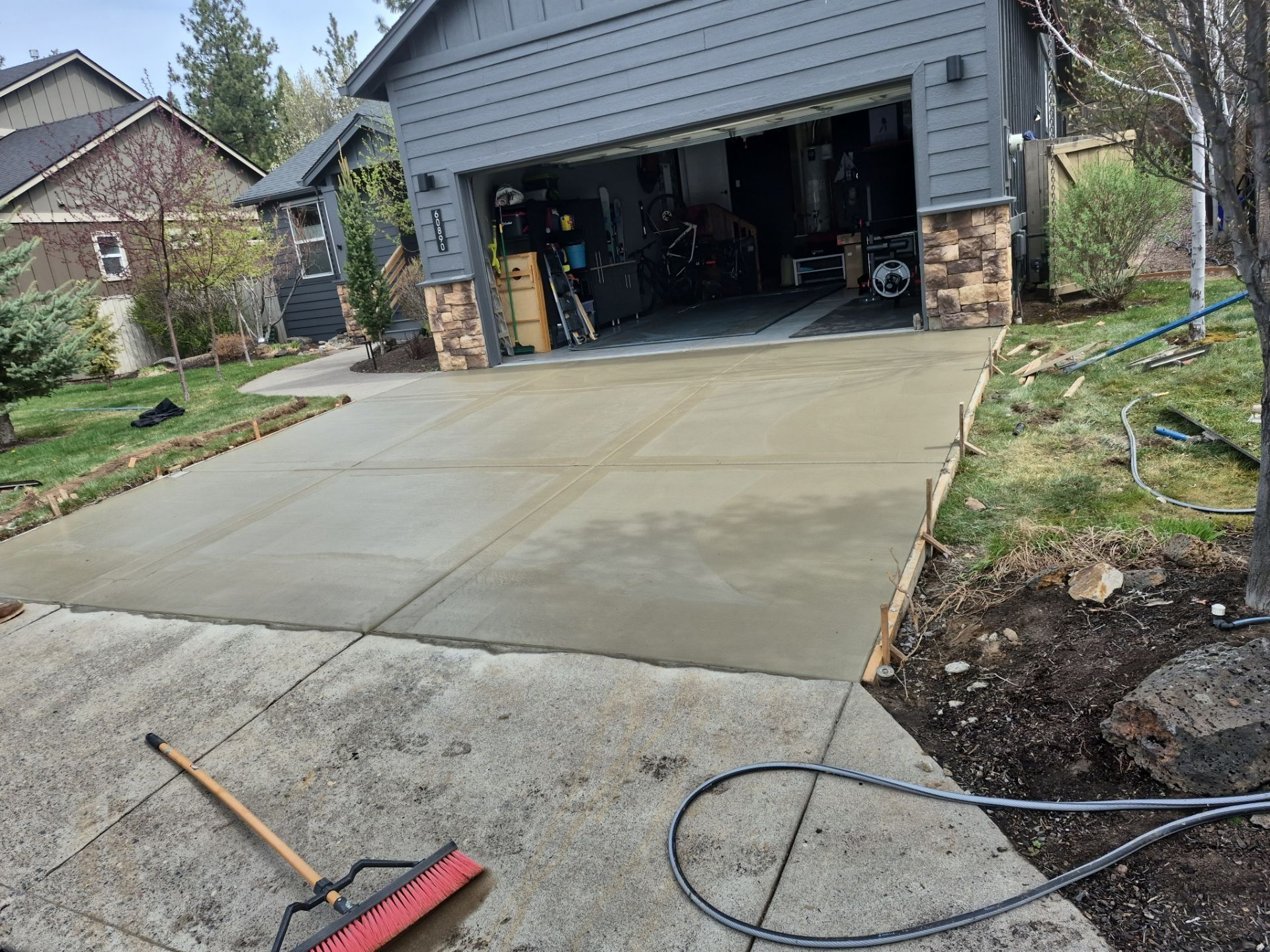 Stamped Concrete for TJR Concrete and Construction in Bend, OR