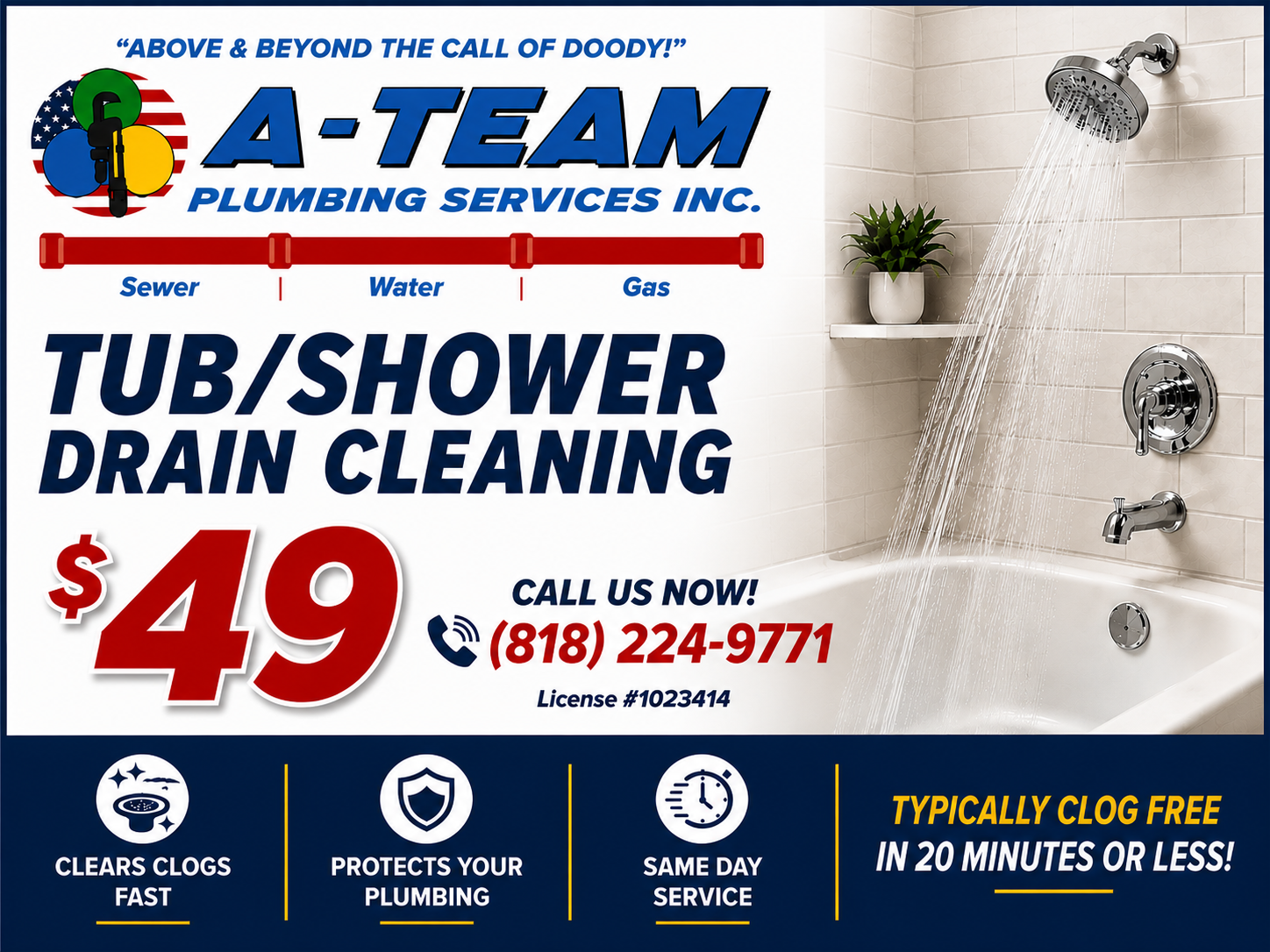  for A-Team Plumbing Services, Inc. in Los Angeles, CA