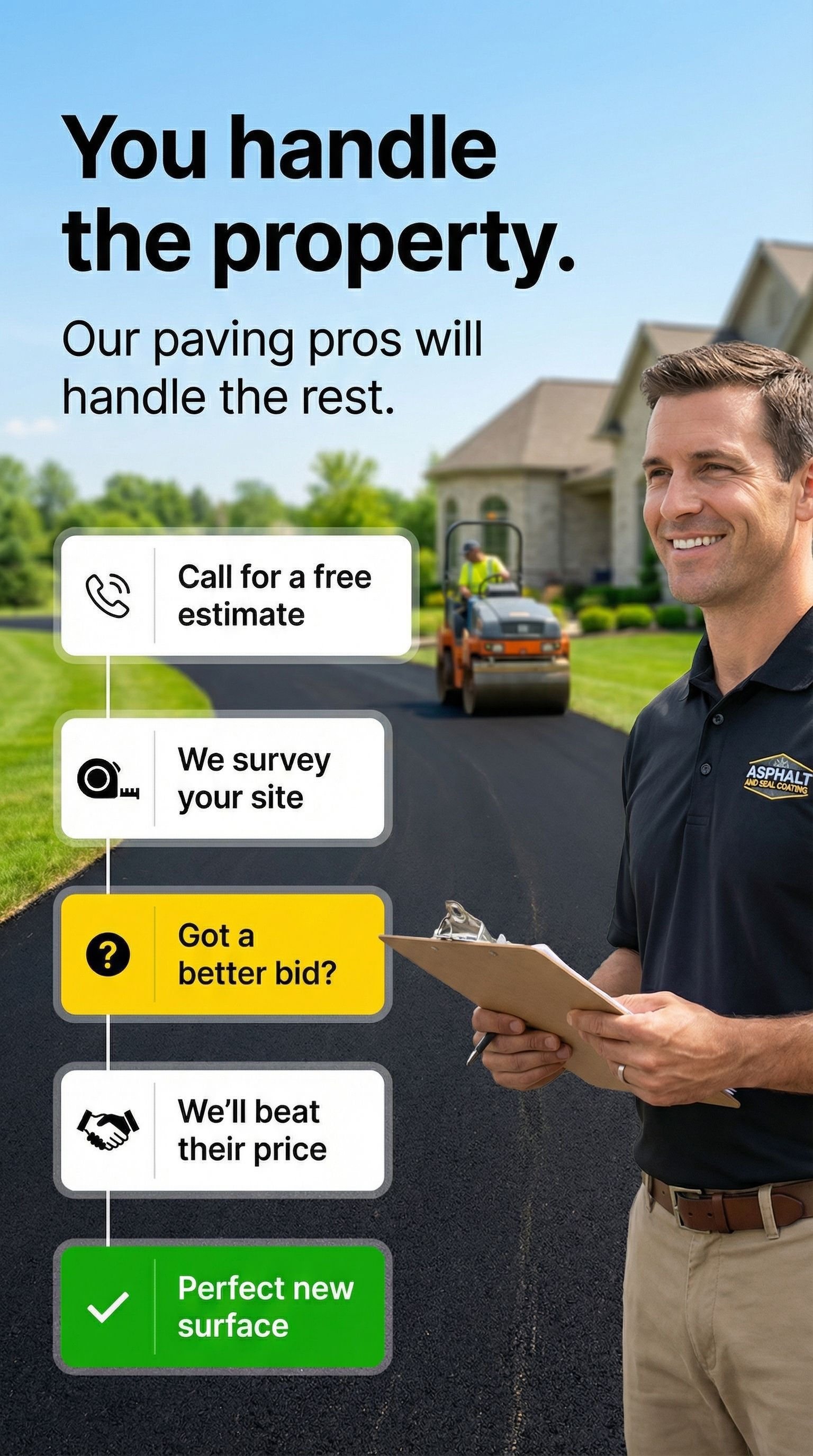  for T.B.E Asphalt Paving in Spring, TX