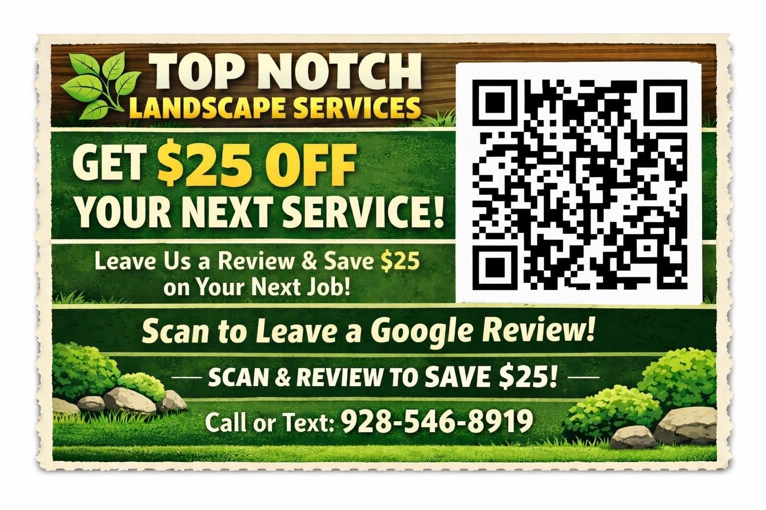  for Top Notch Landscape Services LLC in Mohave Valley, AZ