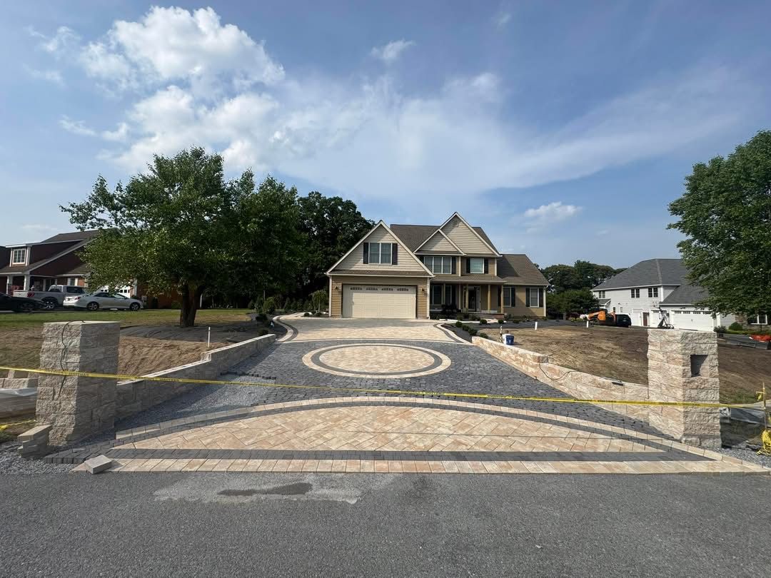 Patio Design & Construction for Broker Post Ground Crew in Sussex County, DE