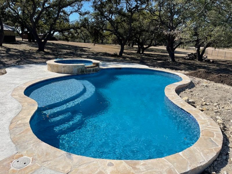 Residential Pool Remodeling for JV Pool & Associates in San Antonio, TX