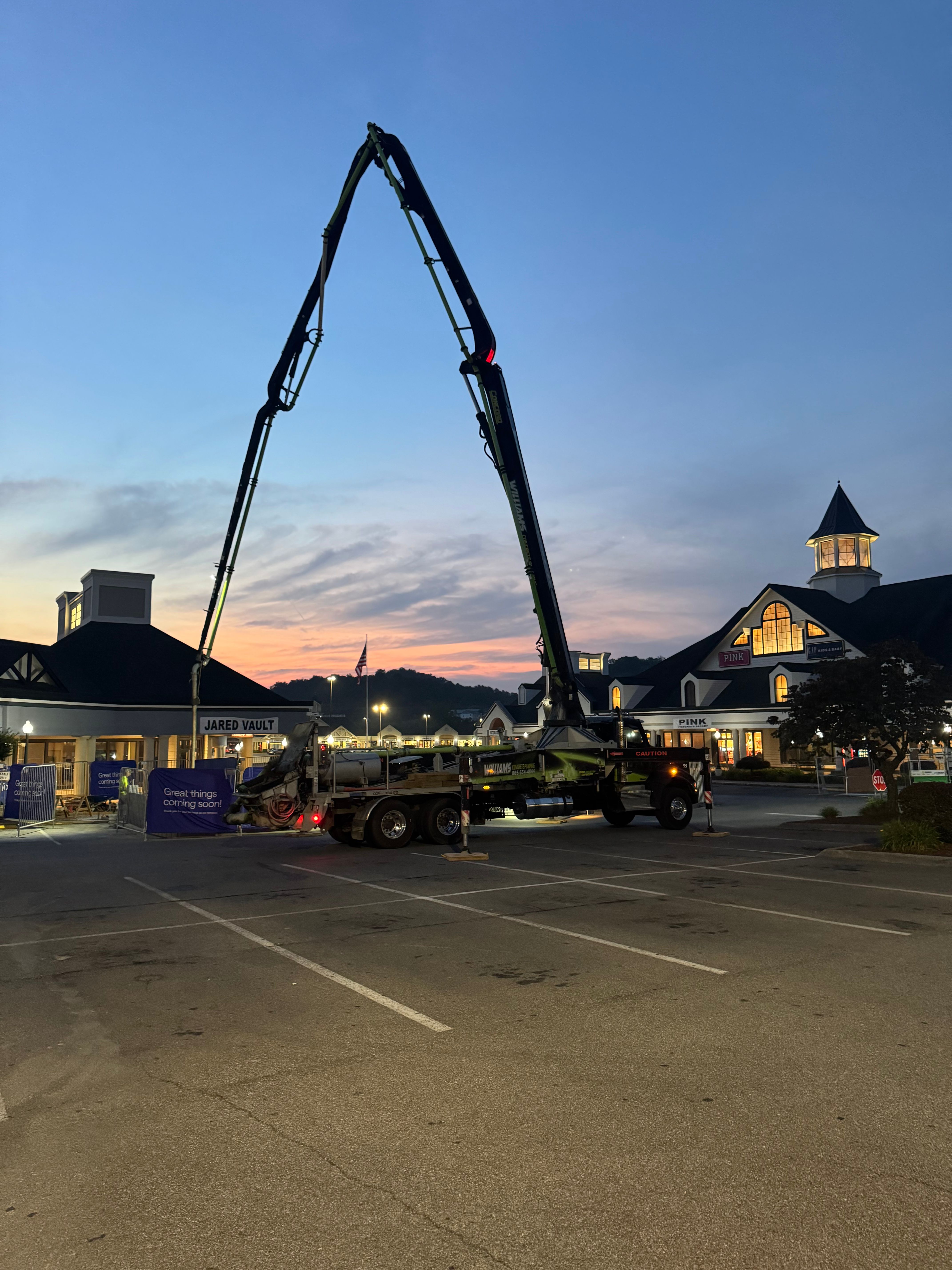  for Williams Concrete Pumping in Knoxville, Tennessee