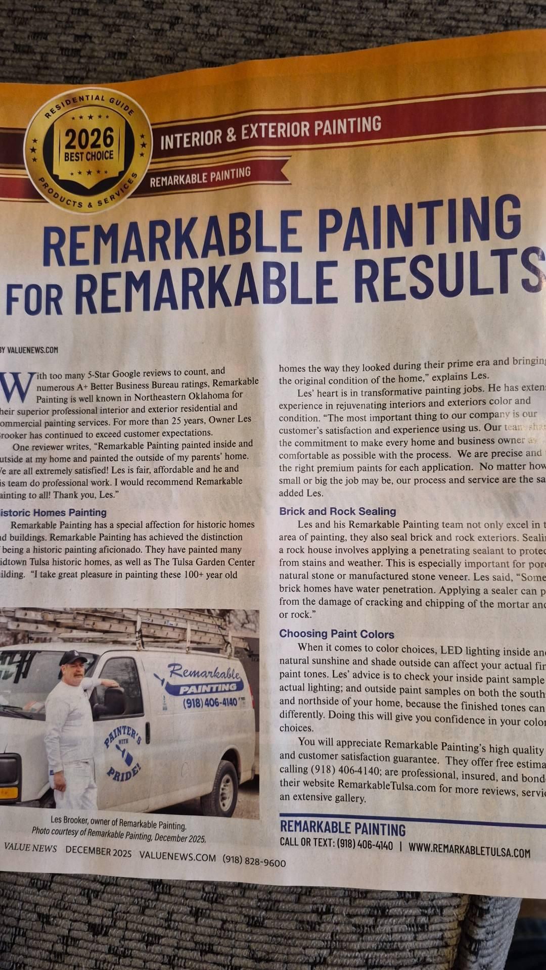  for Remarkable Painting in Tulsa, OK