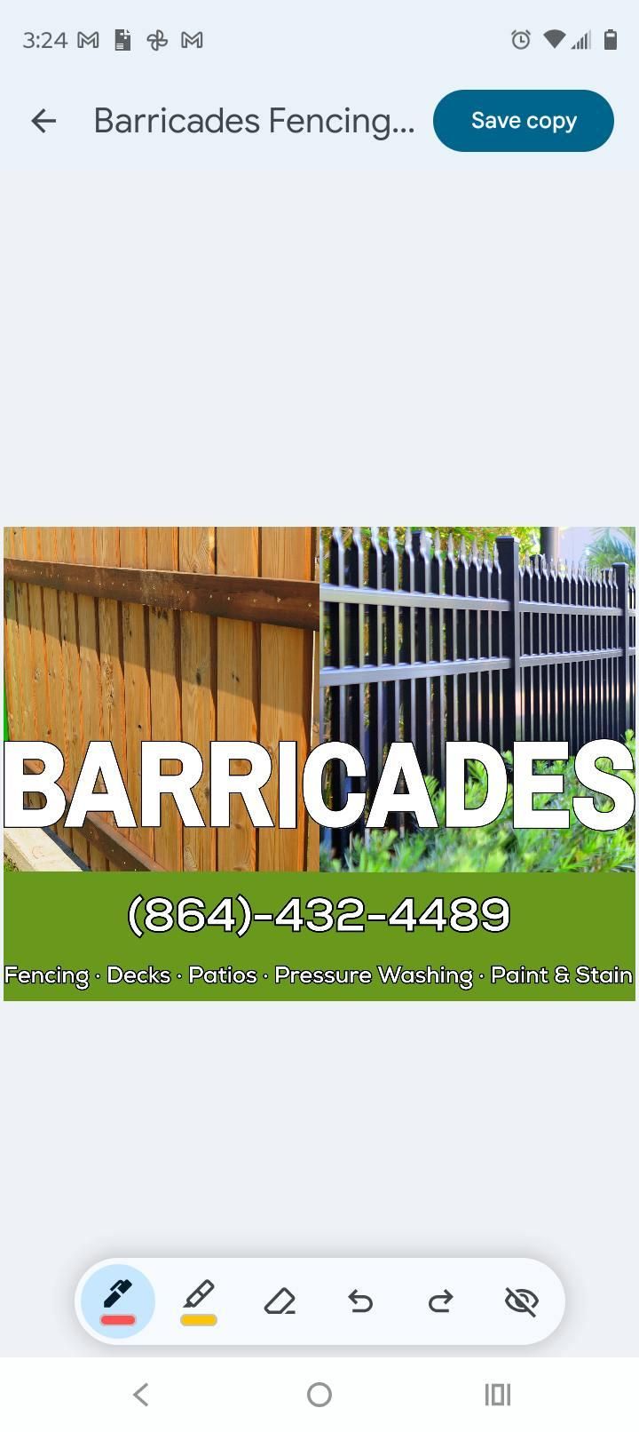  for Barricades  in Greenville, South Carolina
