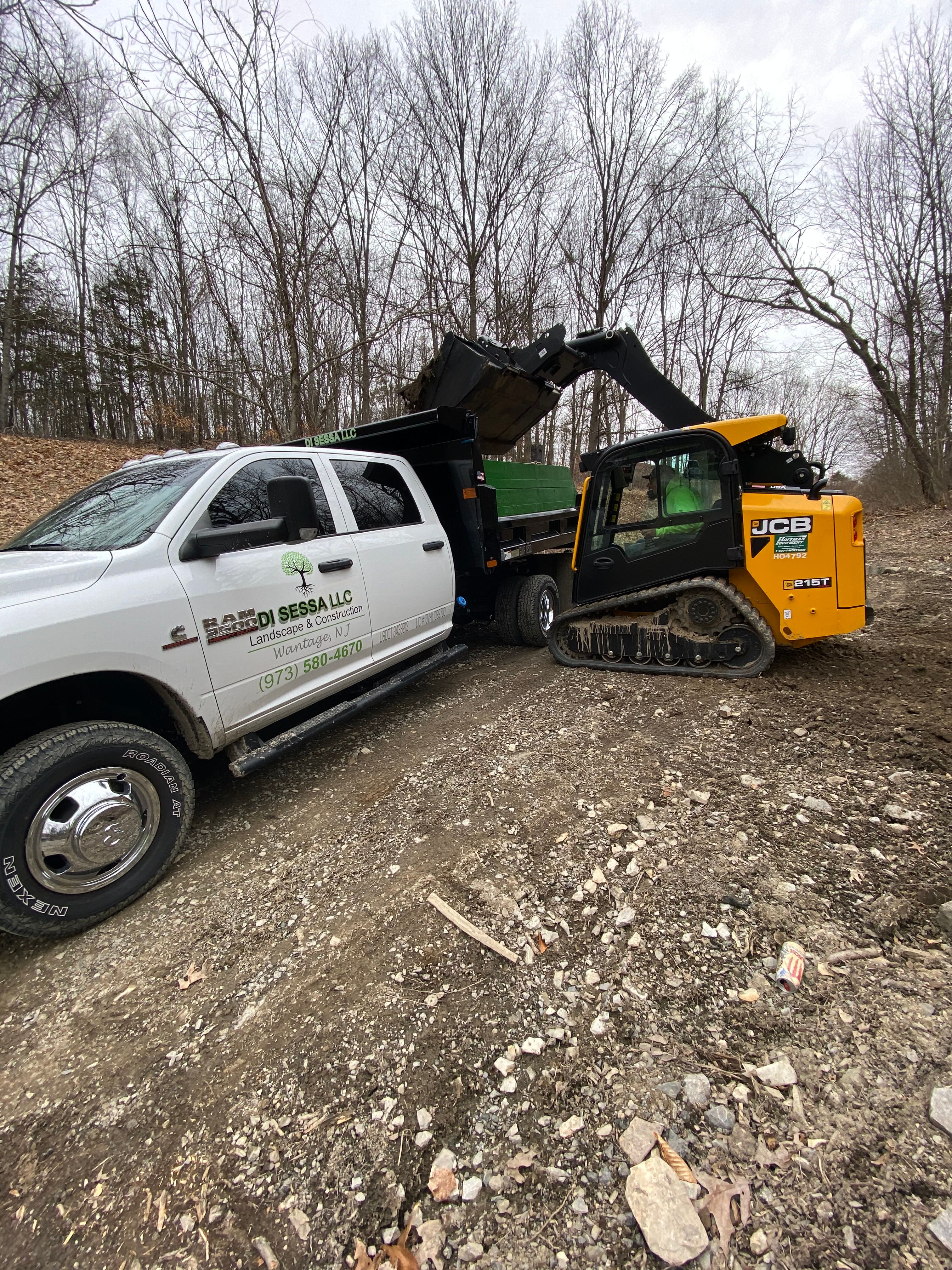 Excavation for DiSessa Landscape & Construction in Wantage, NJ