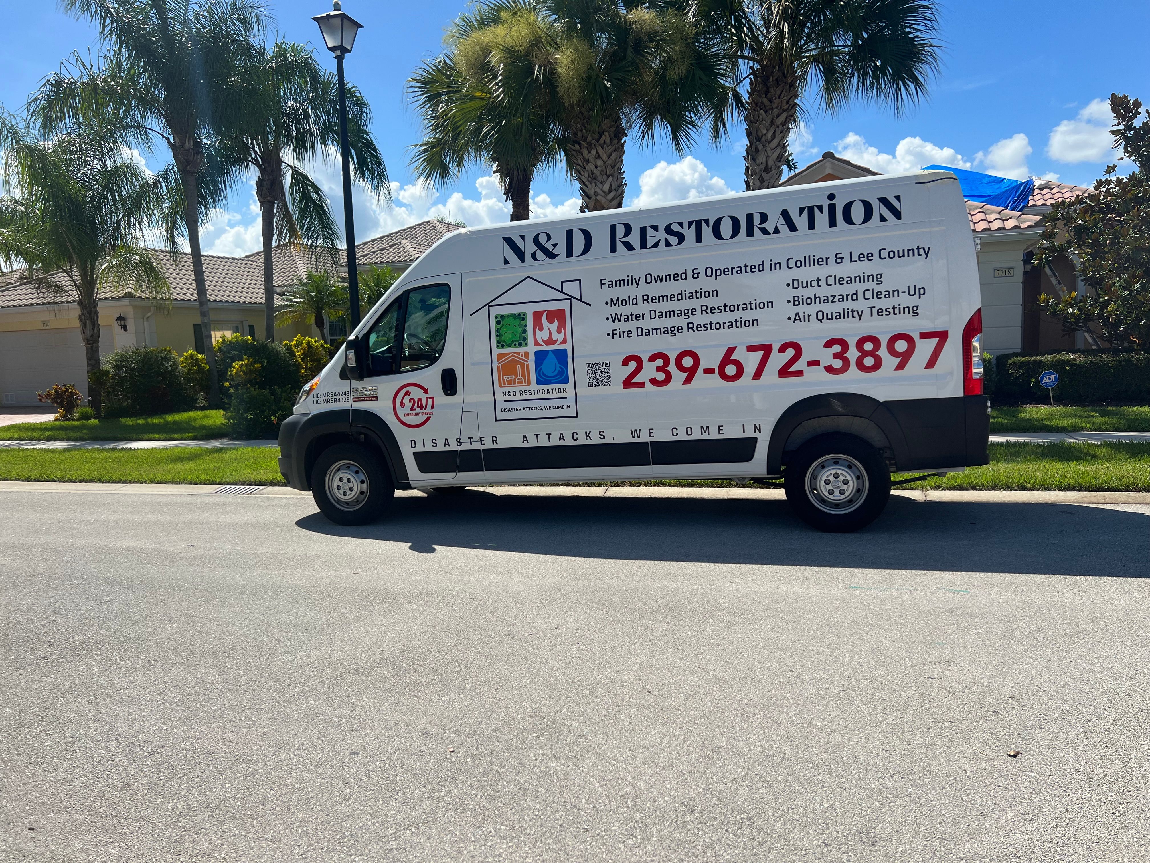  for N&D Restoration Services: When Disaster Strikes, We Come In in Cape Coral,  FL
