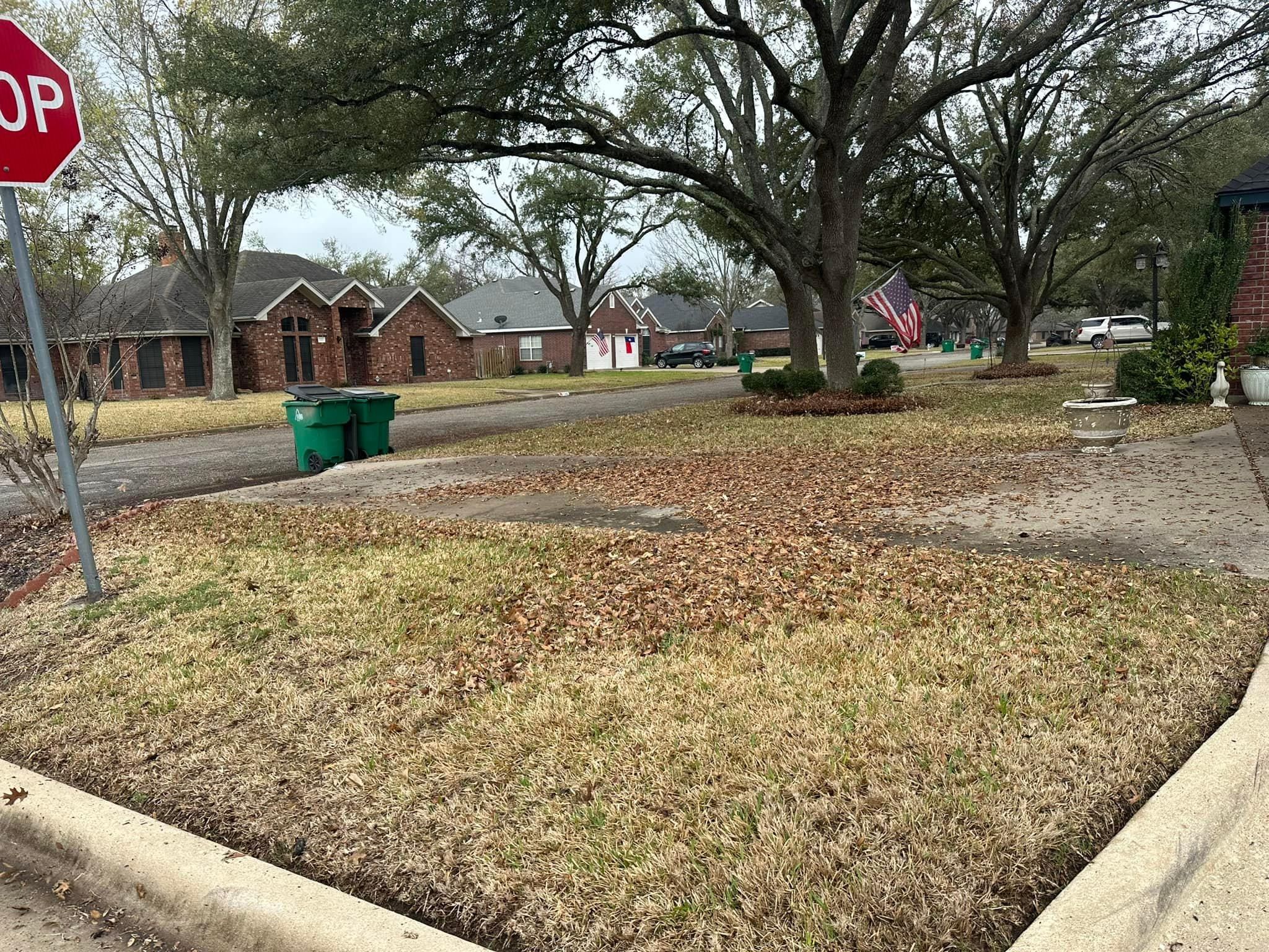 Mowing for Allen Lawn Care in Taylor, Texas