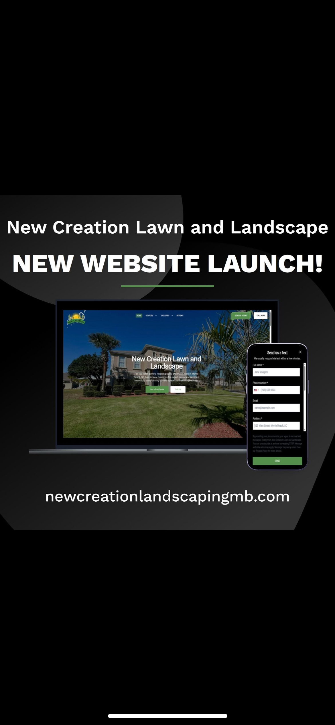  for New Creation Landscaping in Myrtle Beach, SC