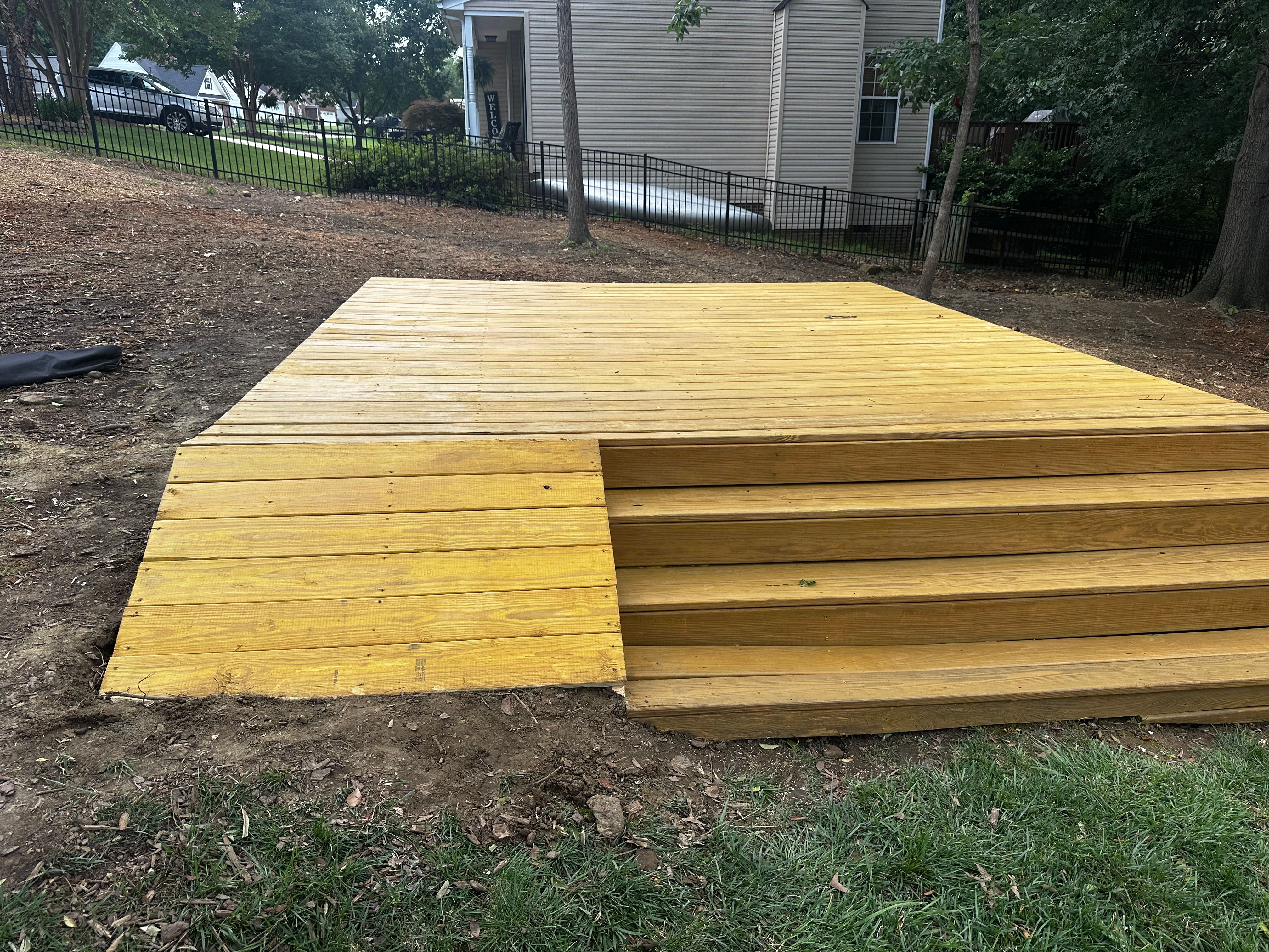 Deck Staining  for Cisco Kid Landscaping Inc. in Lincolnton, NC