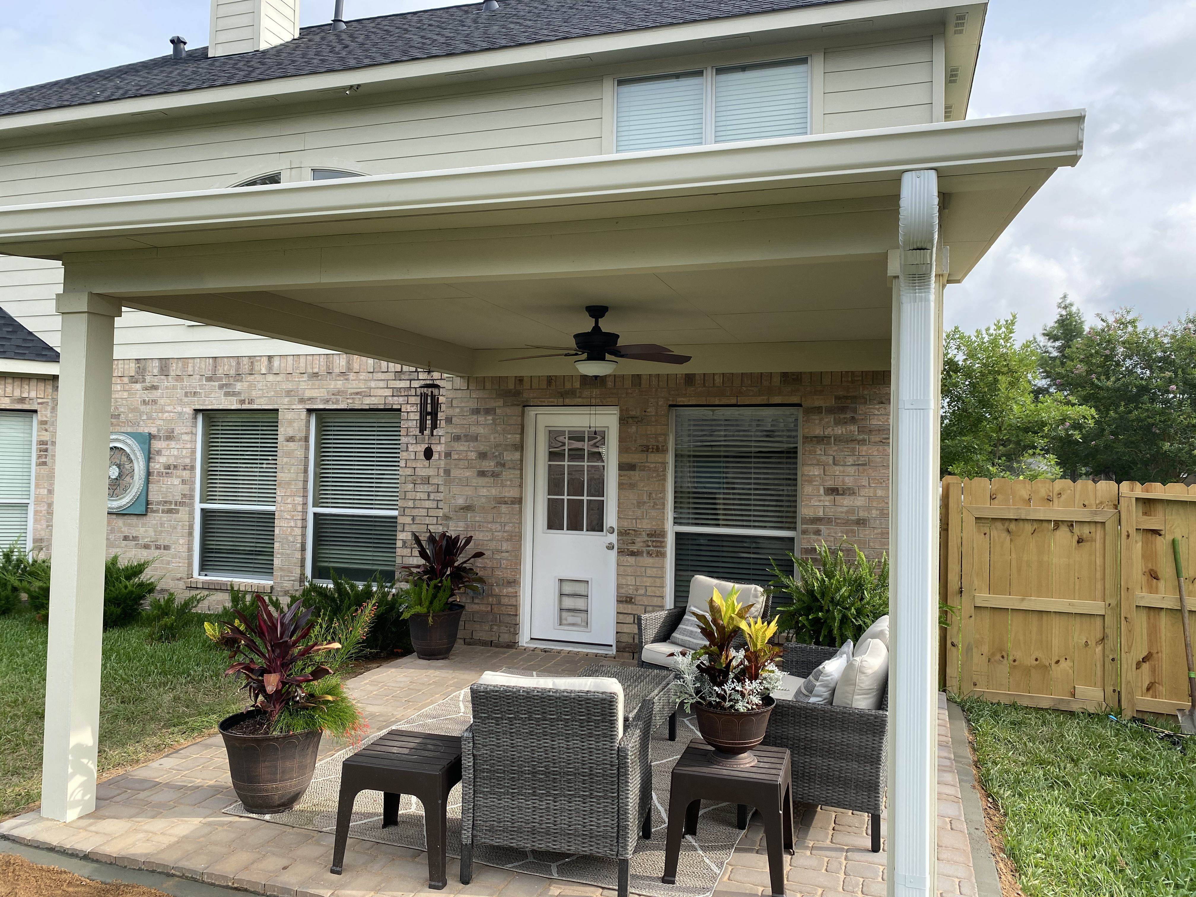 Outdoor Features for Atlas Land Design in Creekside Park, TX