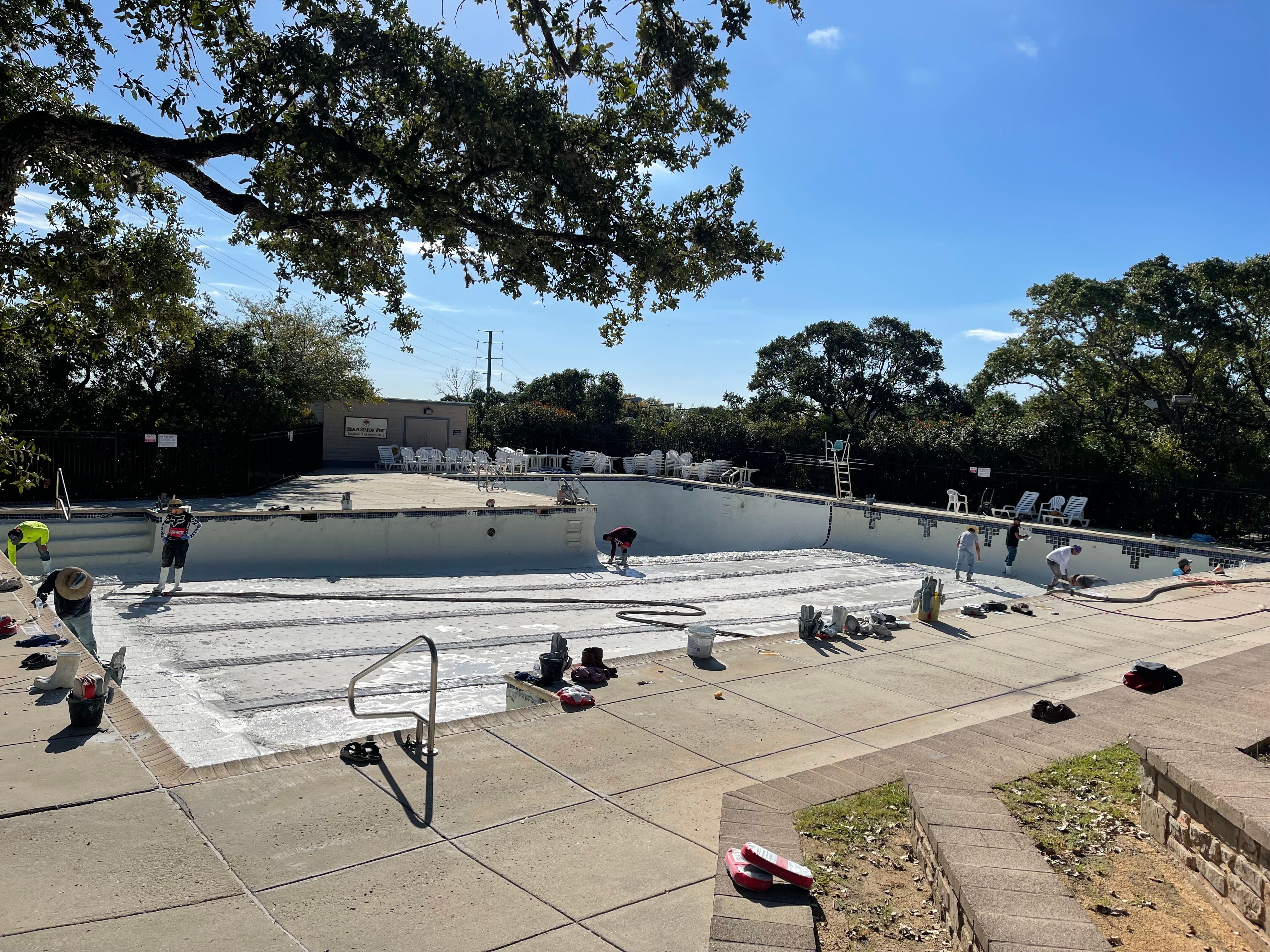 Residential Pool Remodeling for JV Pool & Associates in San Antonio, TX