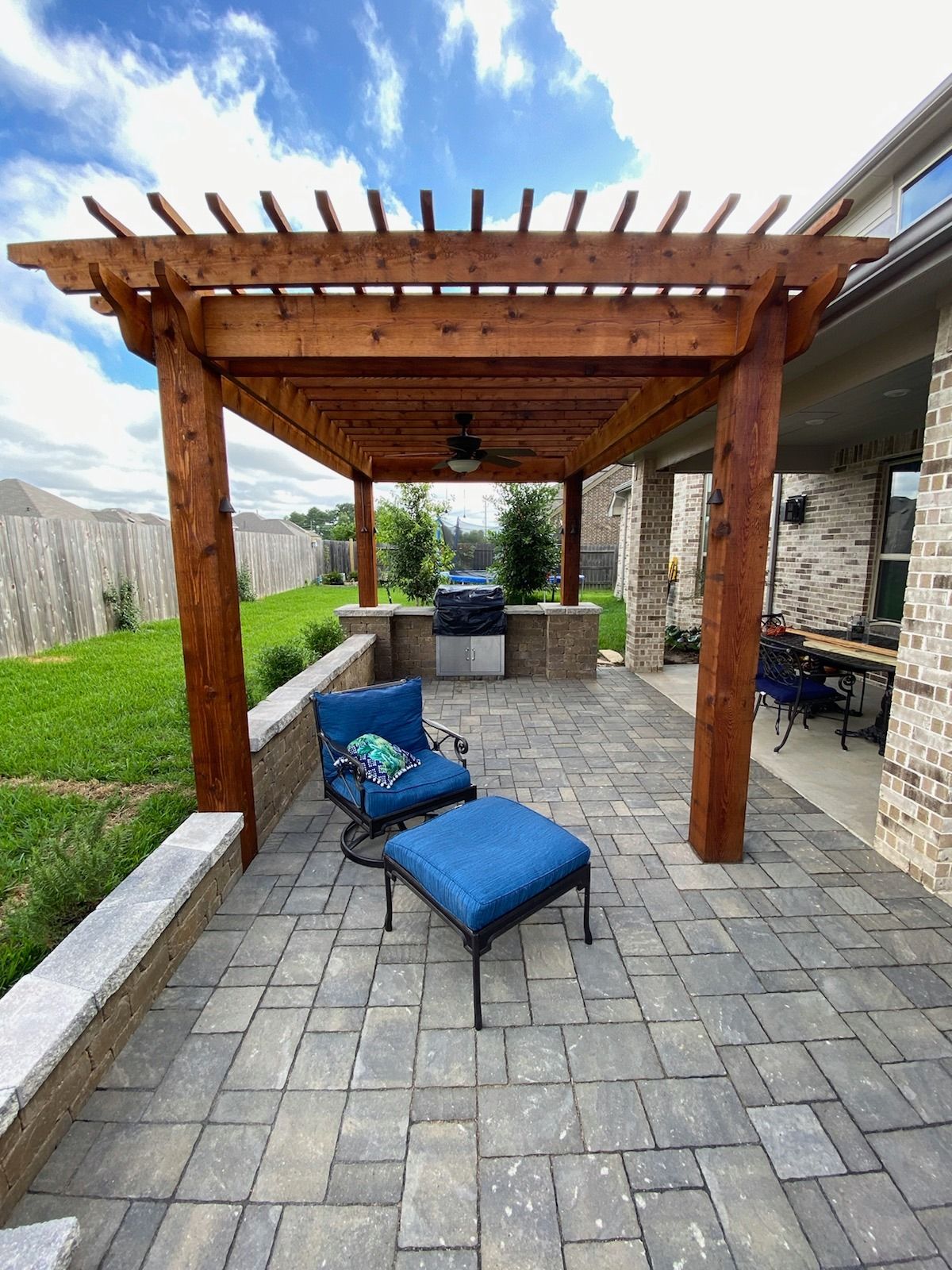 Hardscaping for Atlas Land Design in Creekside Park, TX