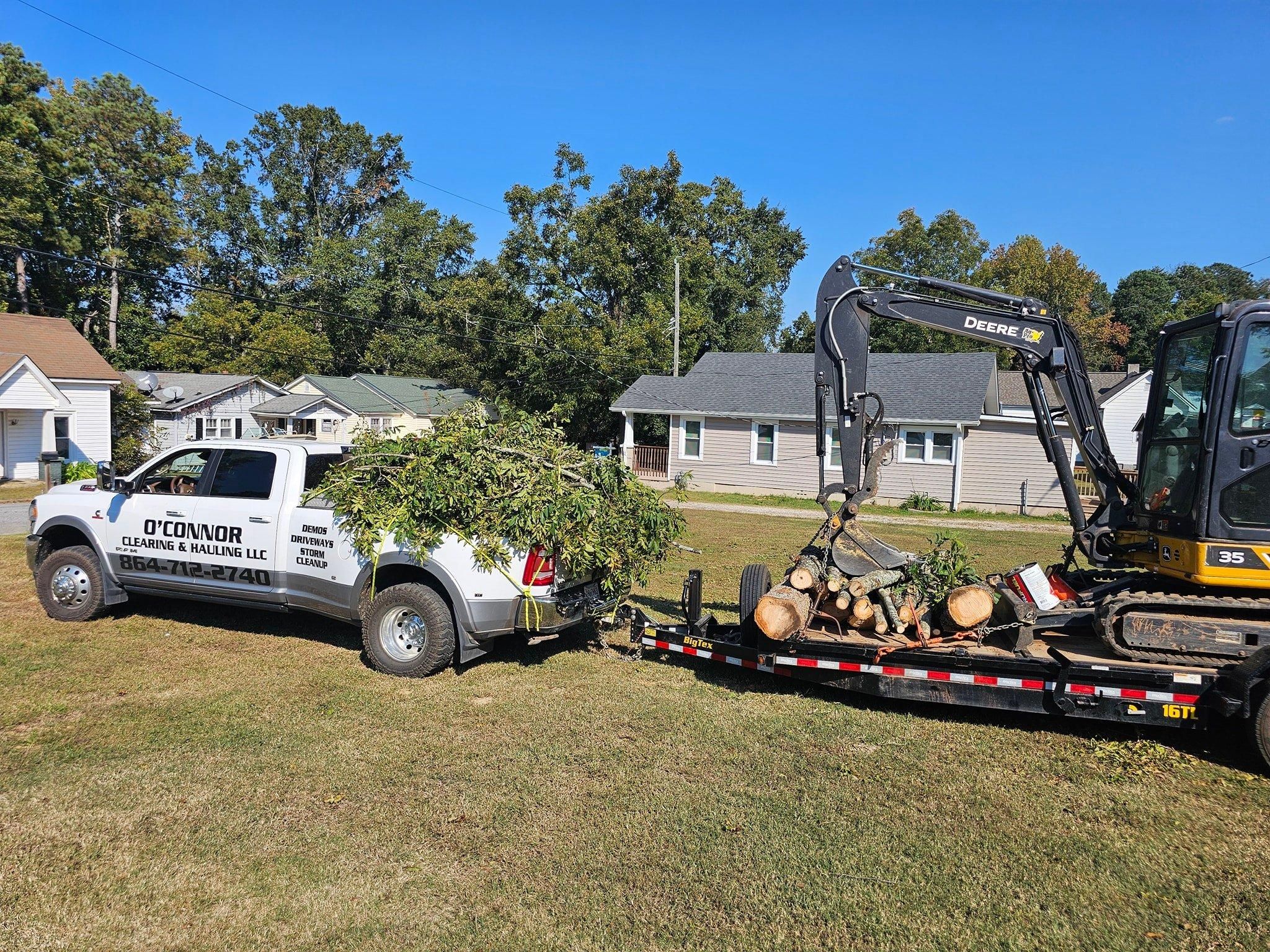  for O'Connor Clearing and Hauling LLC in Anderson County, SC