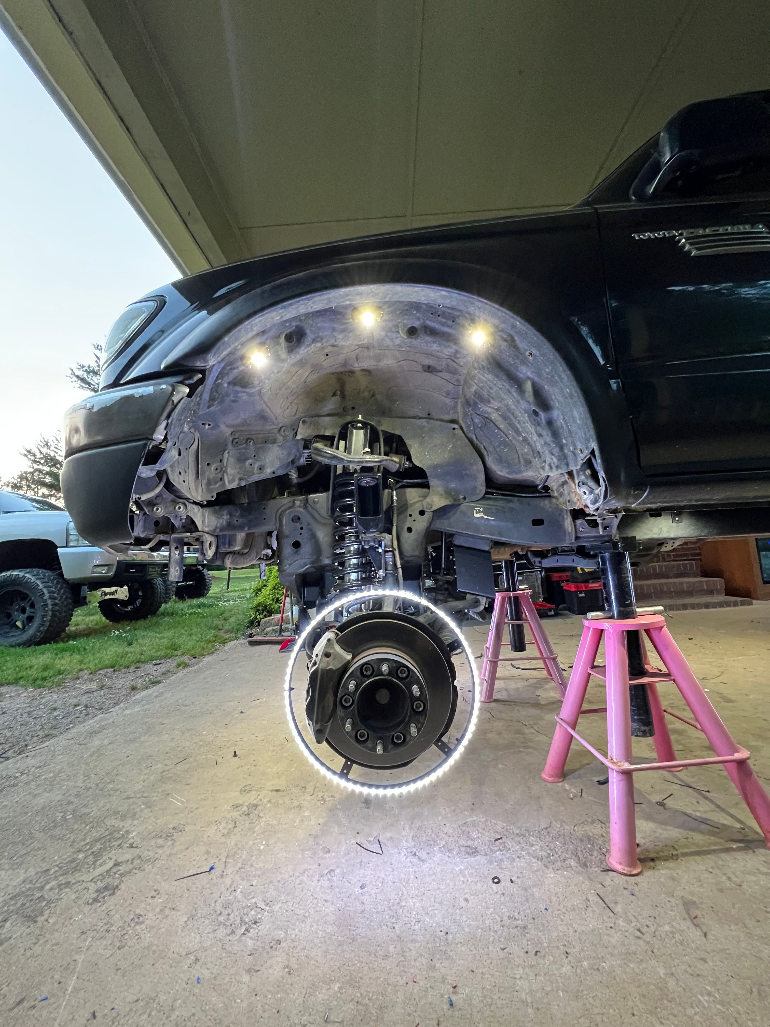 Lift/ suspension lift  for Tragedy Lighting in Oxford, NC