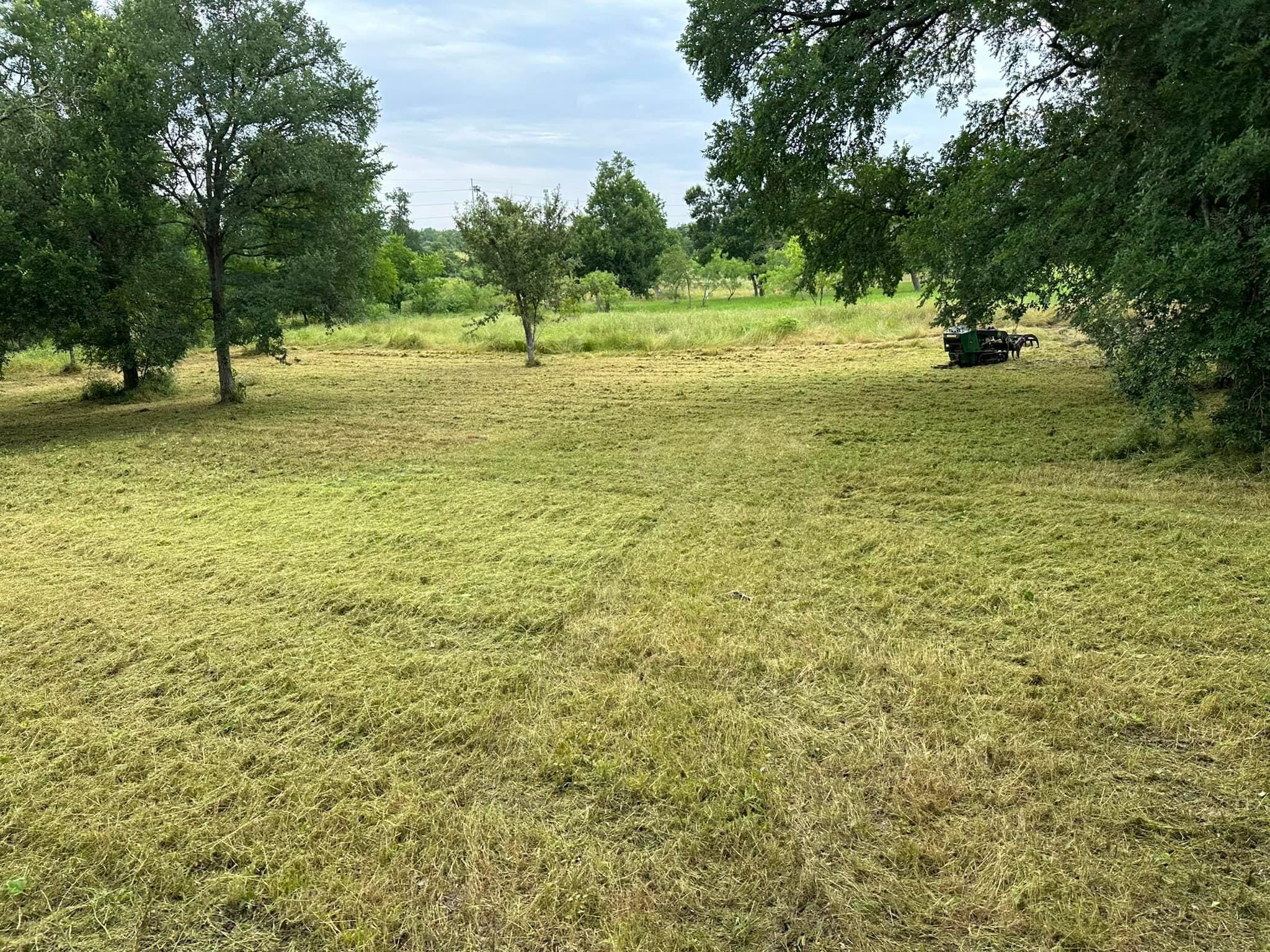 Mowing for Allen Lawn Care in Taylor, Texas