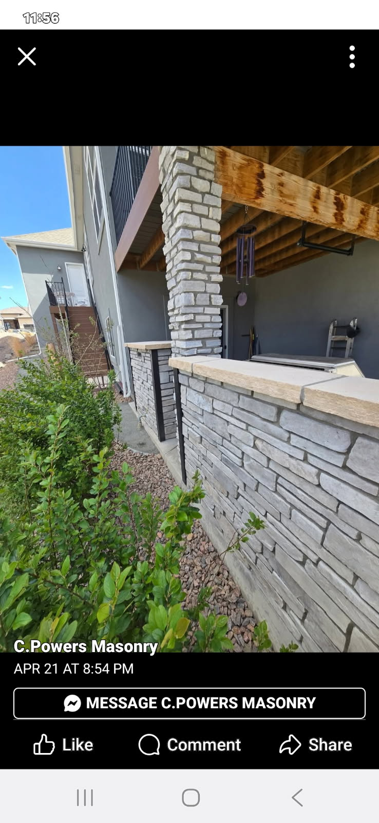  for C. POWERS MASONRY in Loveland, CO