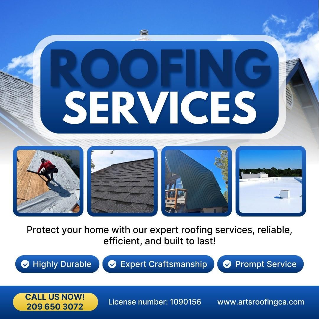  for Art’s Roofing Inc in Stockton, CA