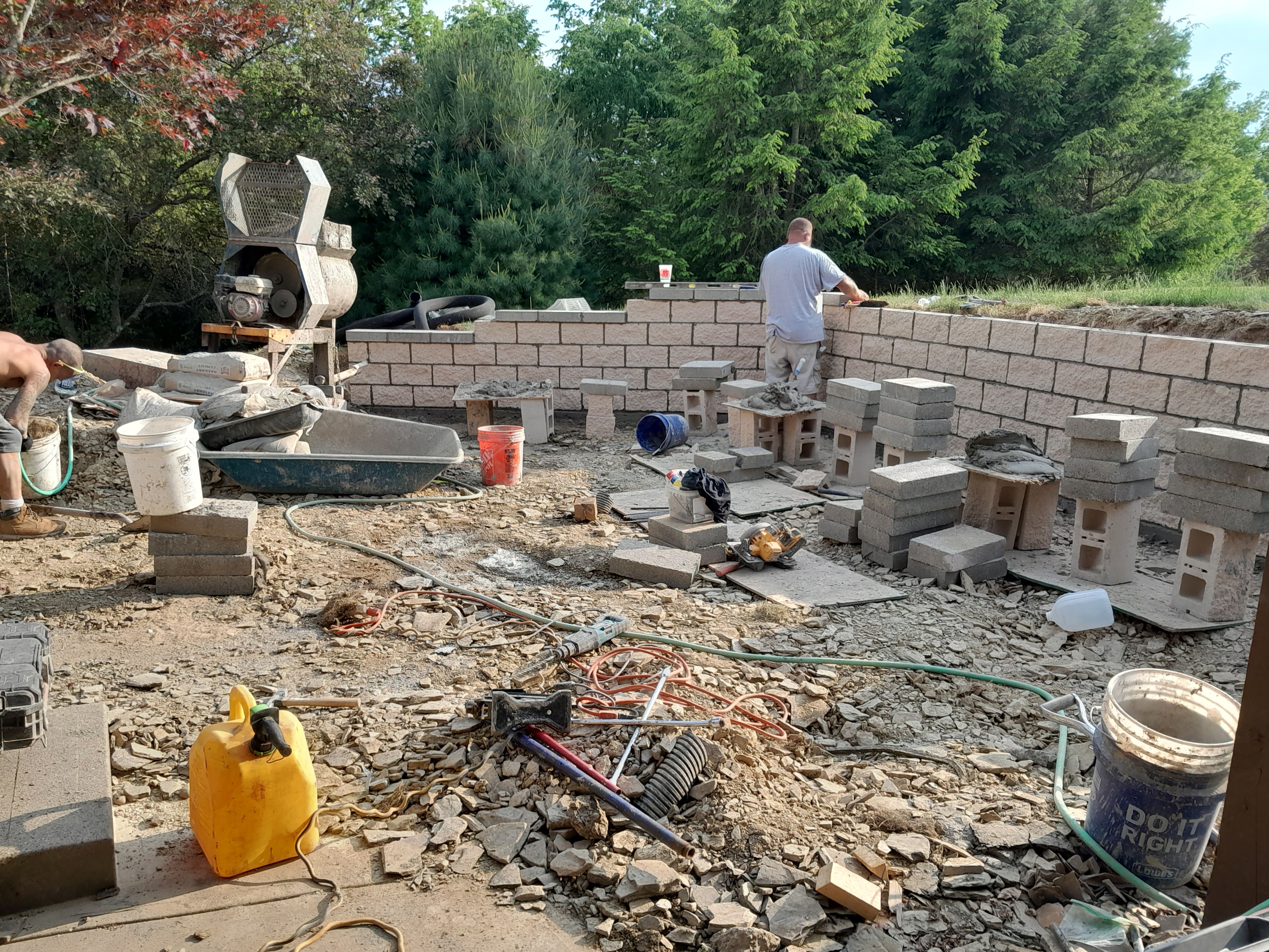 Retaining Wall  for Joseph Little Home Improvements in Pittsburgh, PA