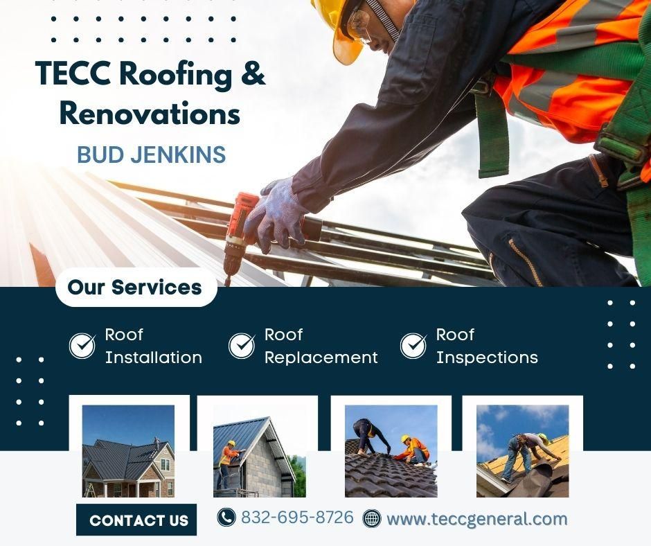  for TECC Roofing & Renovations in Harris County, TX