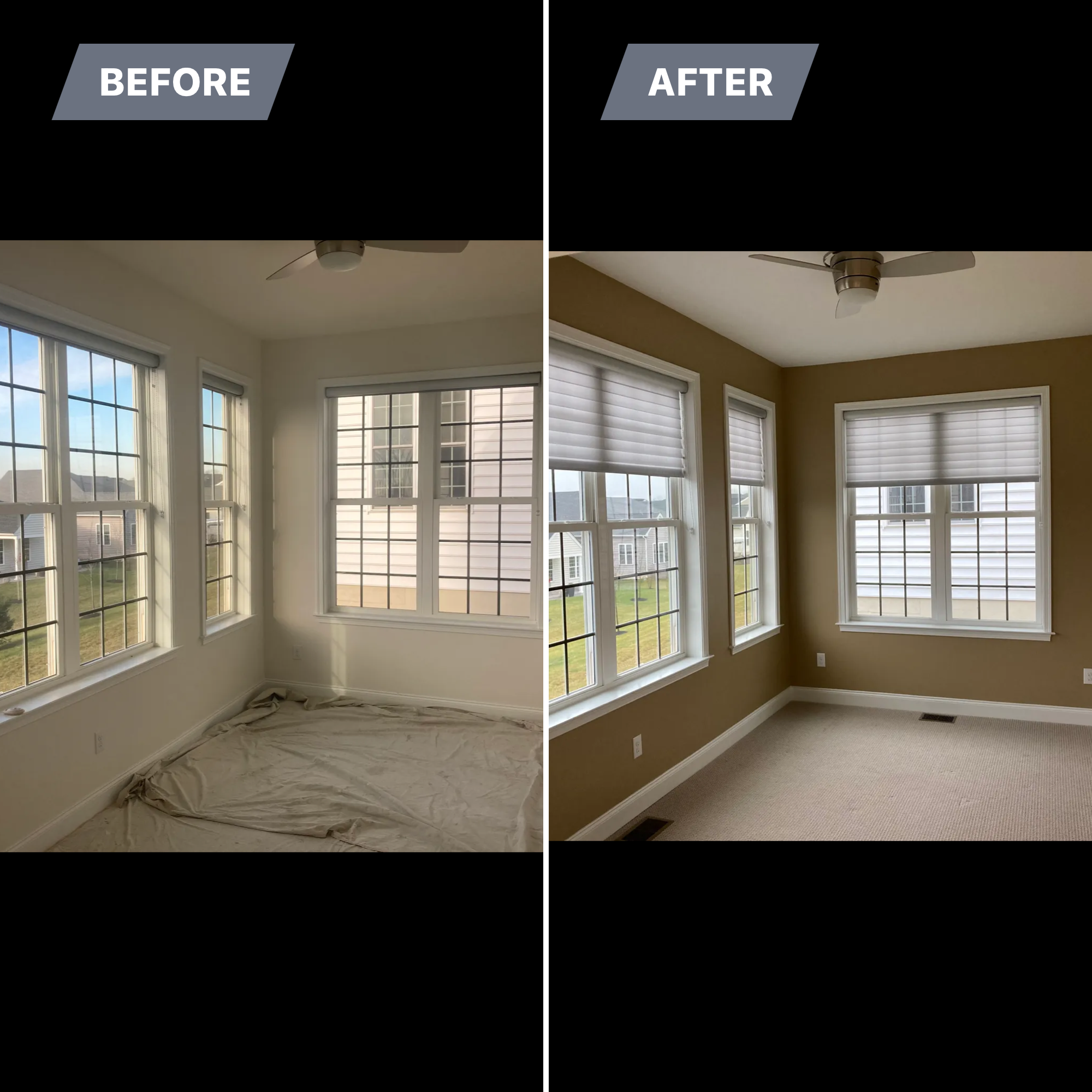 Before & After Photos for VZ Painting LLC in Lancaster, PA