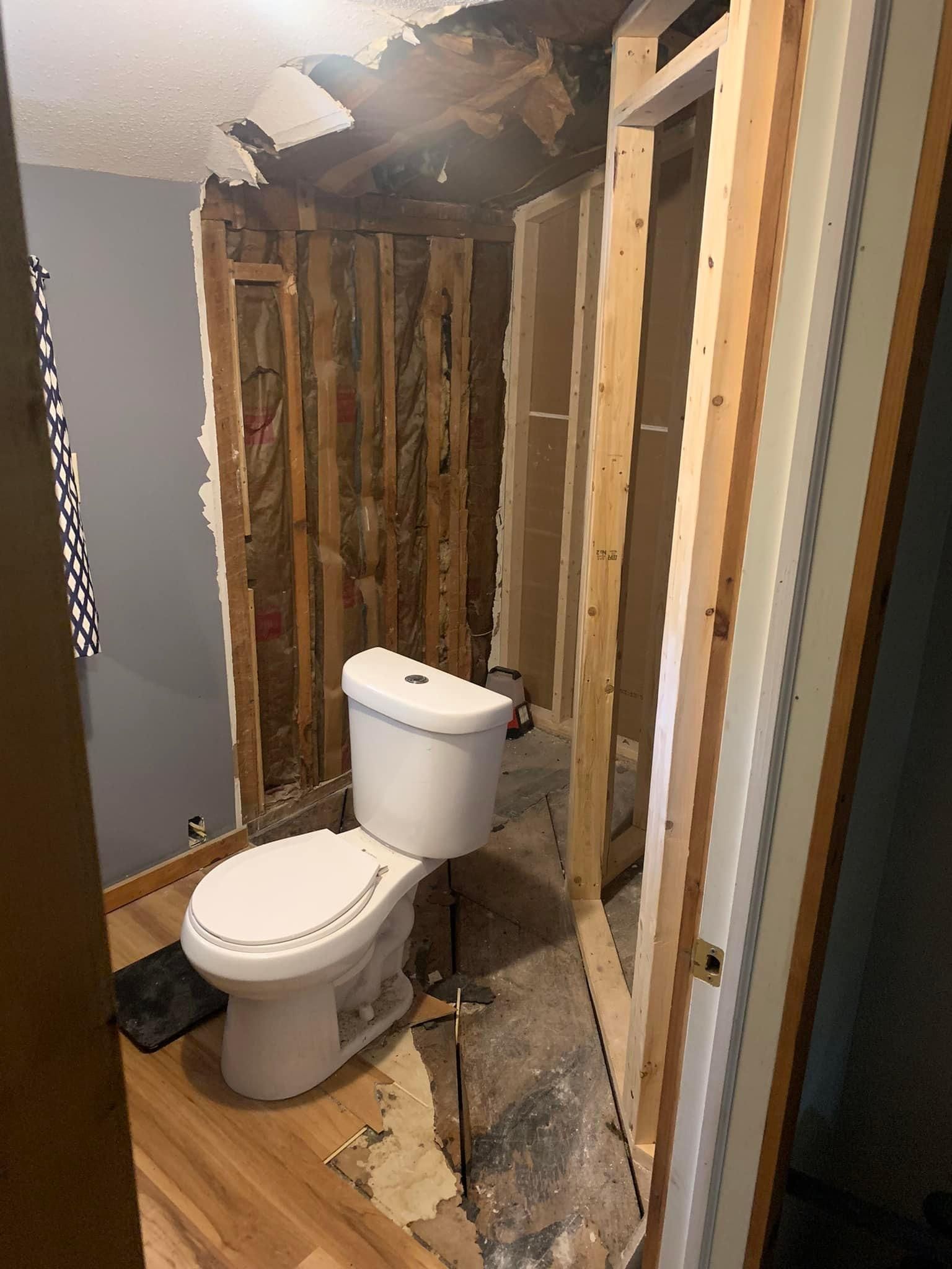 Bathroom Renovation for L.R. Platt Construction in Boonville, New York