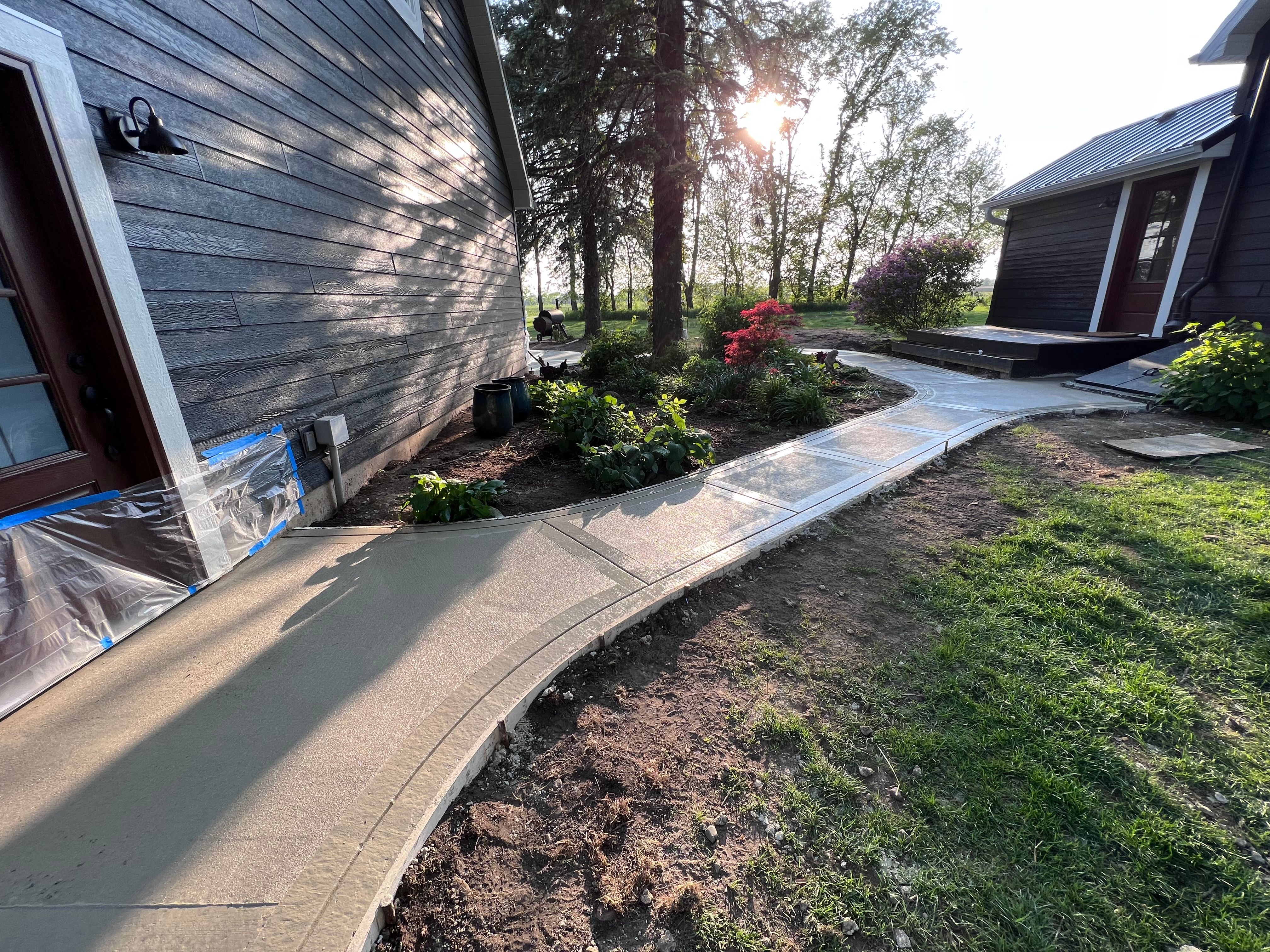 Driveways for Richard Custom Concrete in Bremen, IN