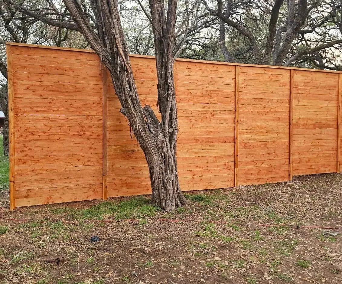 Fence Stain and seal for Ansley Staining and Exterior Works in New Braunfels, TX