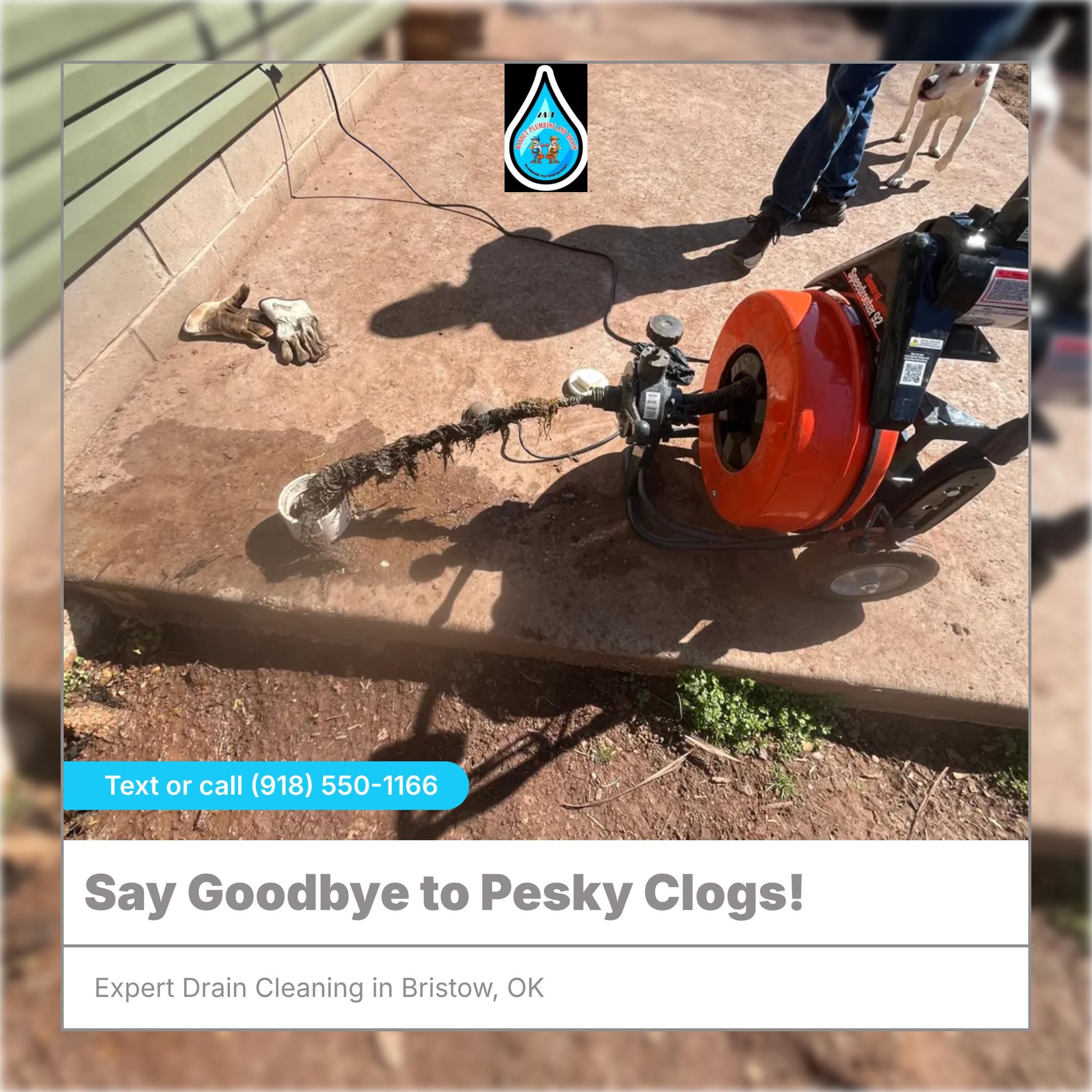  for Baxout Plumbing & Drain in Bristow, OK