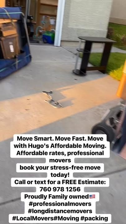  for Hugo’s Affordable Moving Labor in San Diego, CA