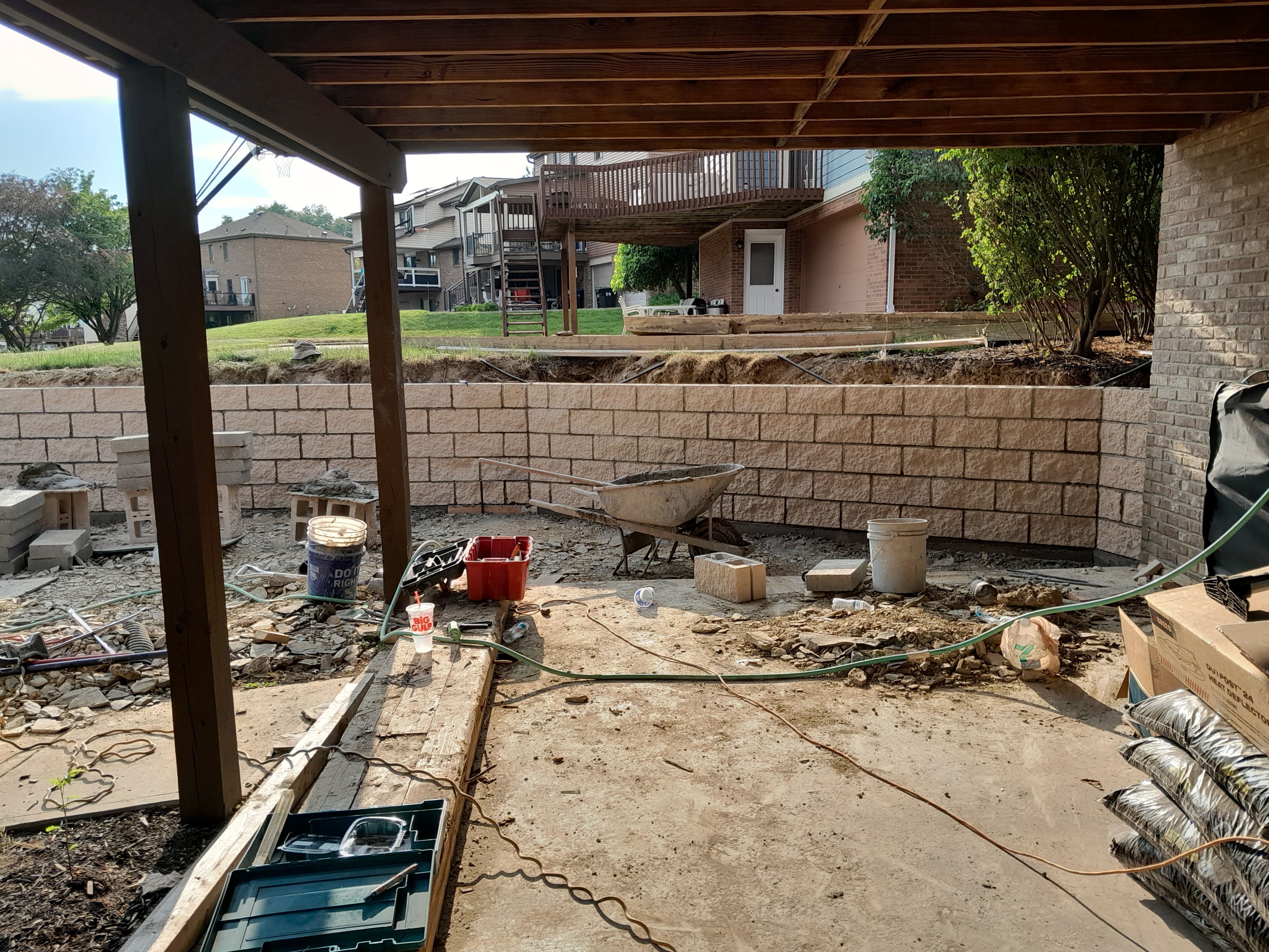 Retaining Wall  for Joseph Little Home Improvements in Pittsburgh, PA