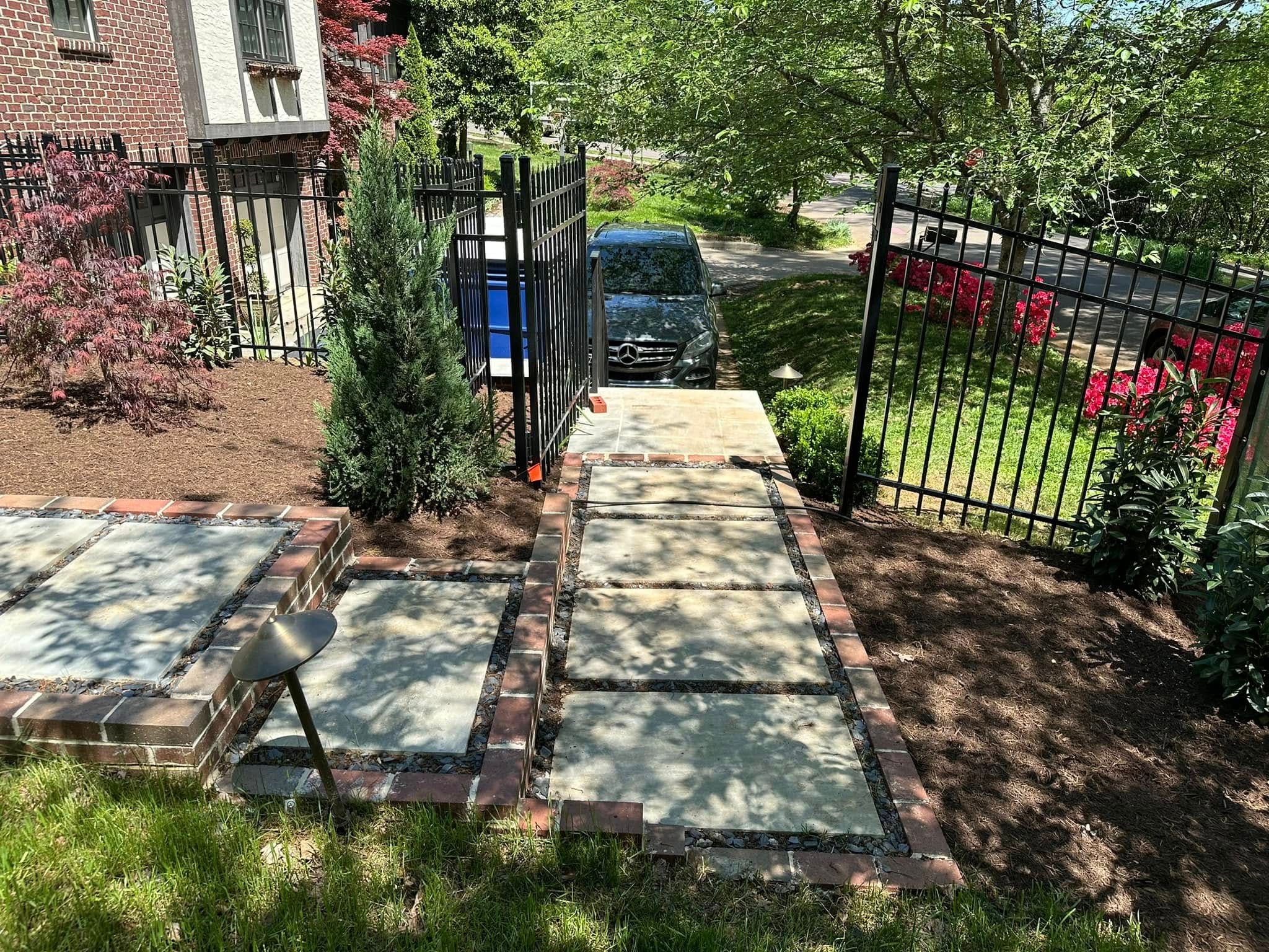 Natural Stone Hardscape for Campbell's Outdoor Living in Powell, TN