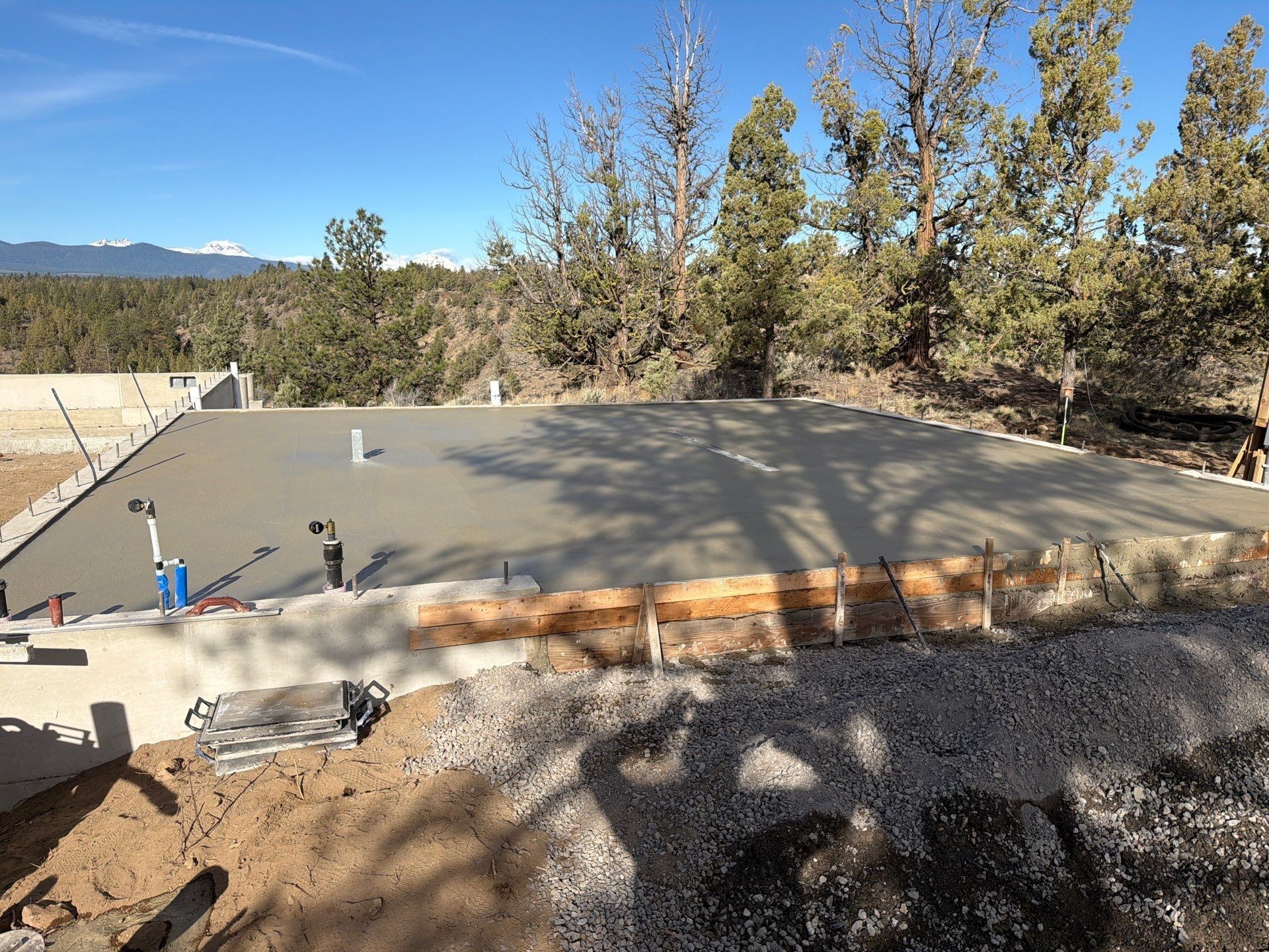 Foundation for TJR Concrete and Construction in Bend, OR