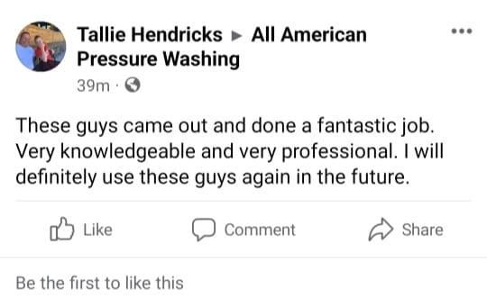  for All American Pressure Washing in Easley, SC