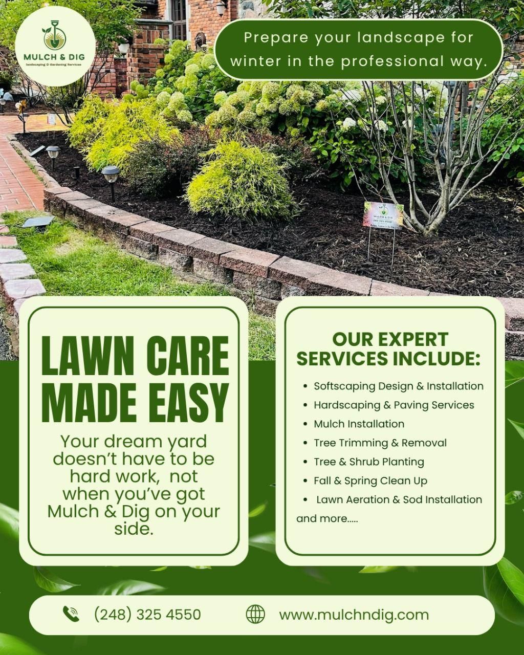  for Mulch & Dig in West Bloomfield Township, MI