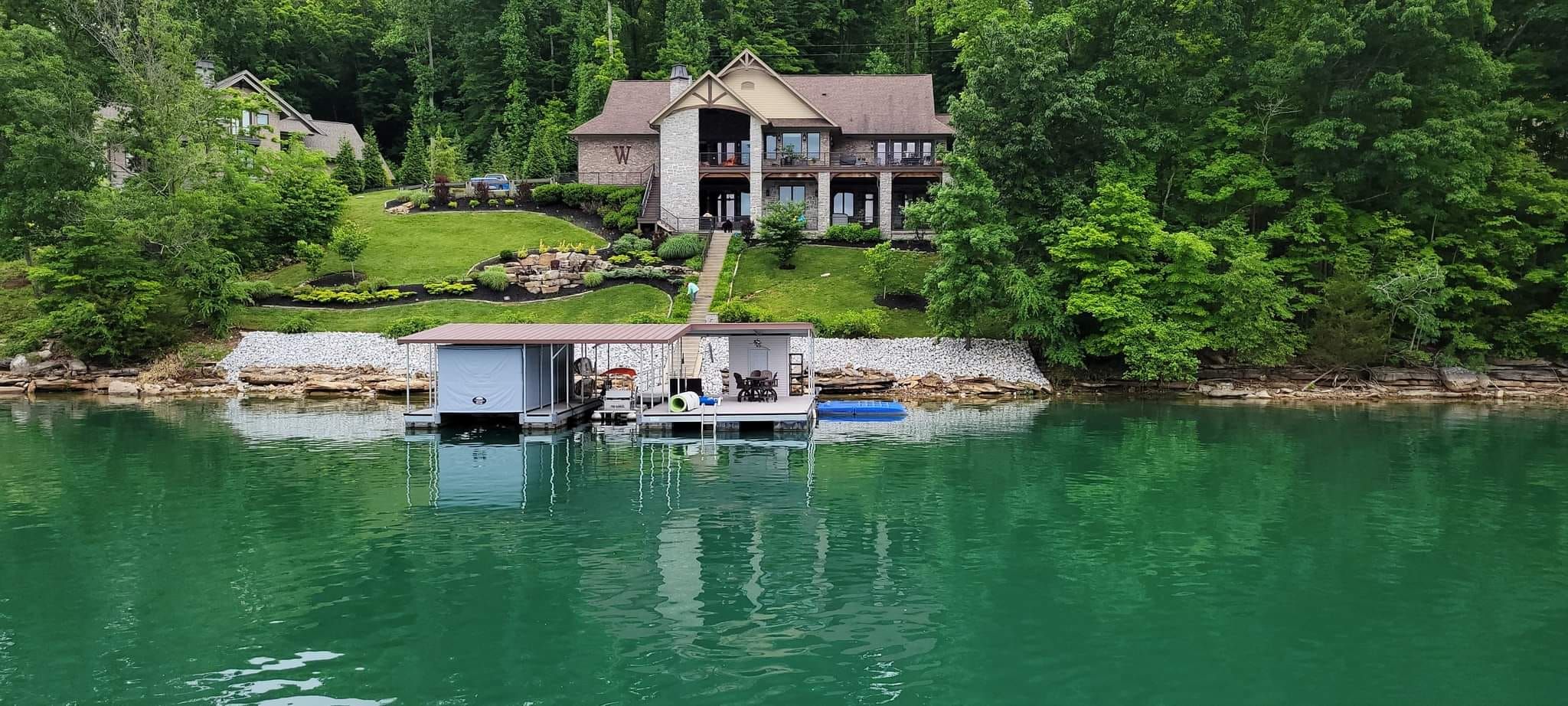 Rip Rap for Restoration Shoreline Norris Lake Rip Rap in Norris Lake, TN